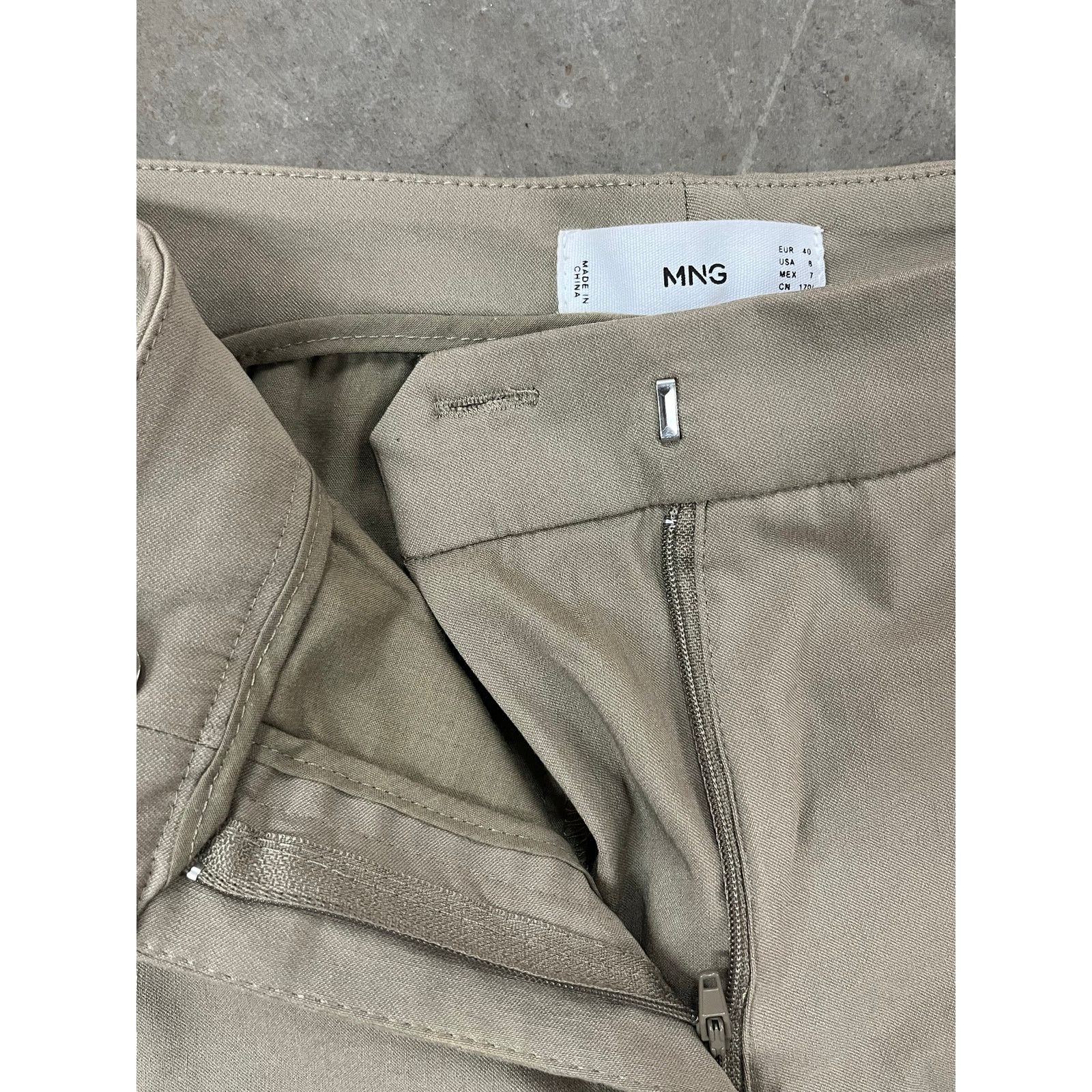 Mango Mng - Wide Leg khaki / size 8 Size 30" / US 8 / IT 44 - 5 Thumbnail