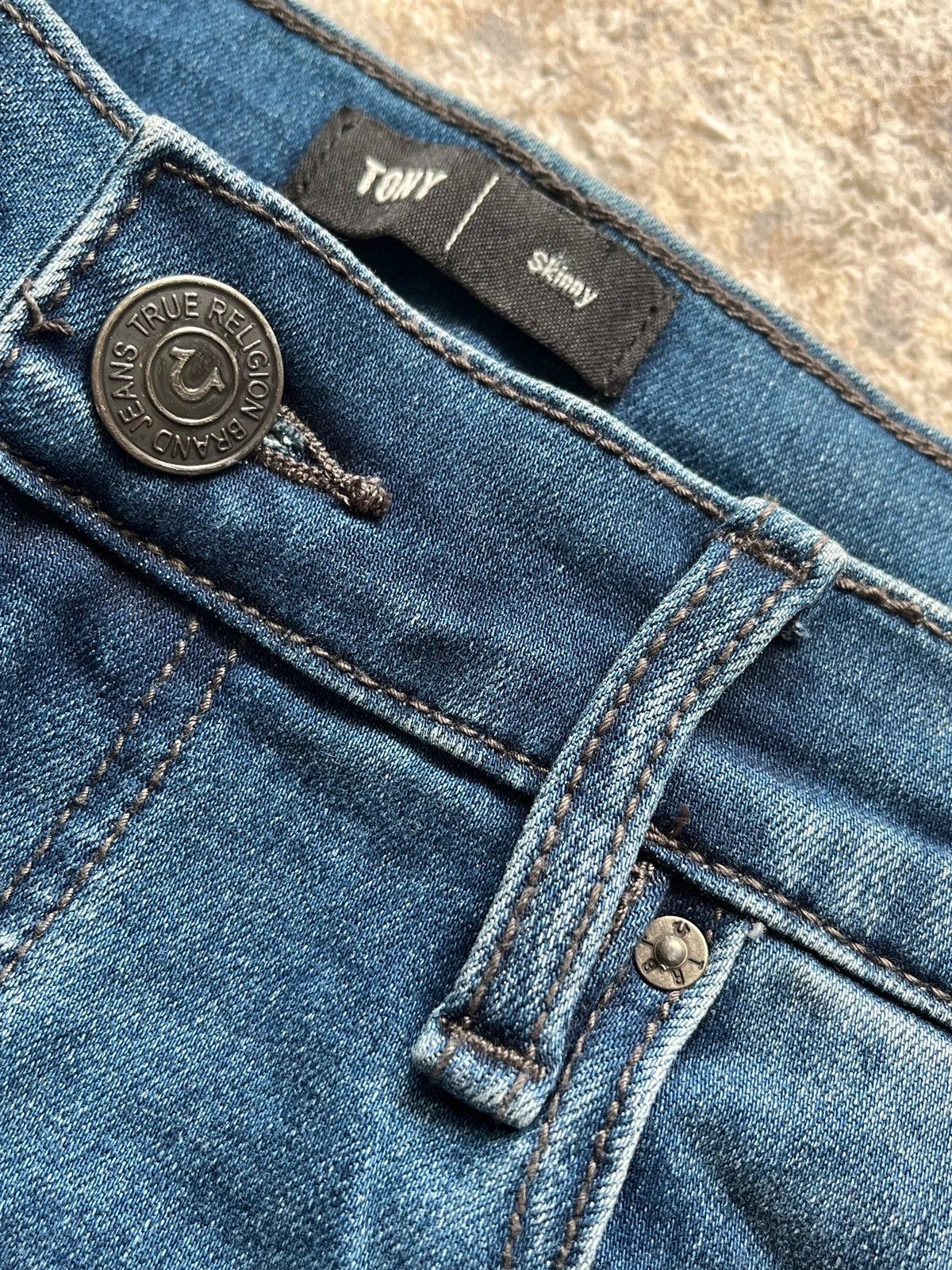 True Religion True Religion Tony Skinny Jeans Denim Rare Deadstock NWT Size US 32 / EU 48 - 2 Thumbnail