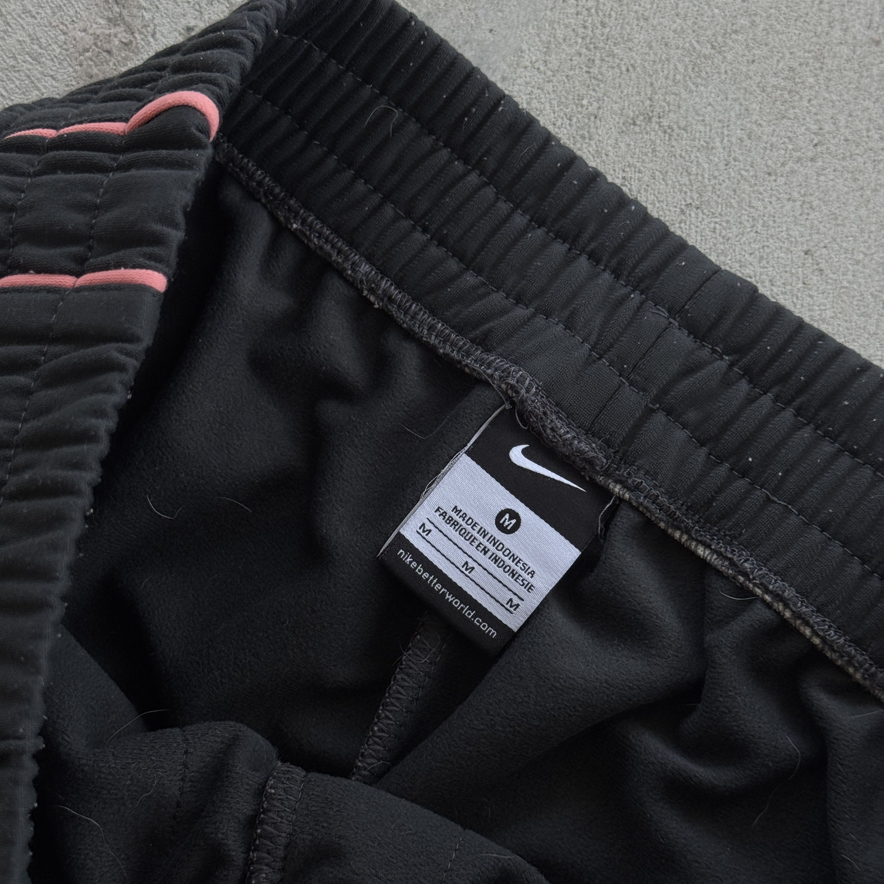 Nike Nike Gray Track Pants Pink Pinstripe Joggers Vintage Size 32" / US 10 / IT 46 - 5 Thumbnail