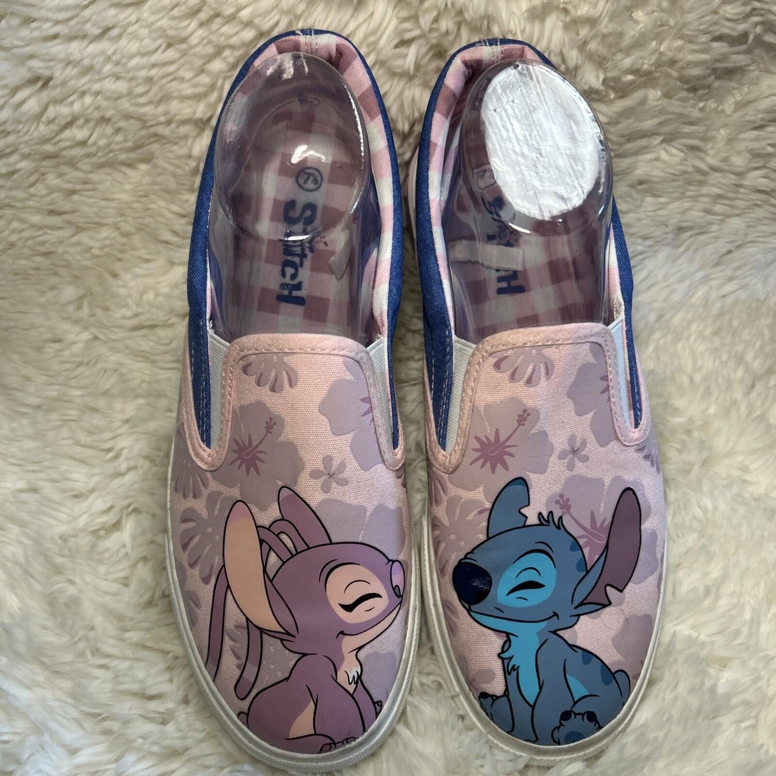 Disney Disney Stitch & Angel Slip On Shoes Women’s US Sz 7.5 Stitch Size US 7.5 / IT 37.5 - 1 Thumbnail