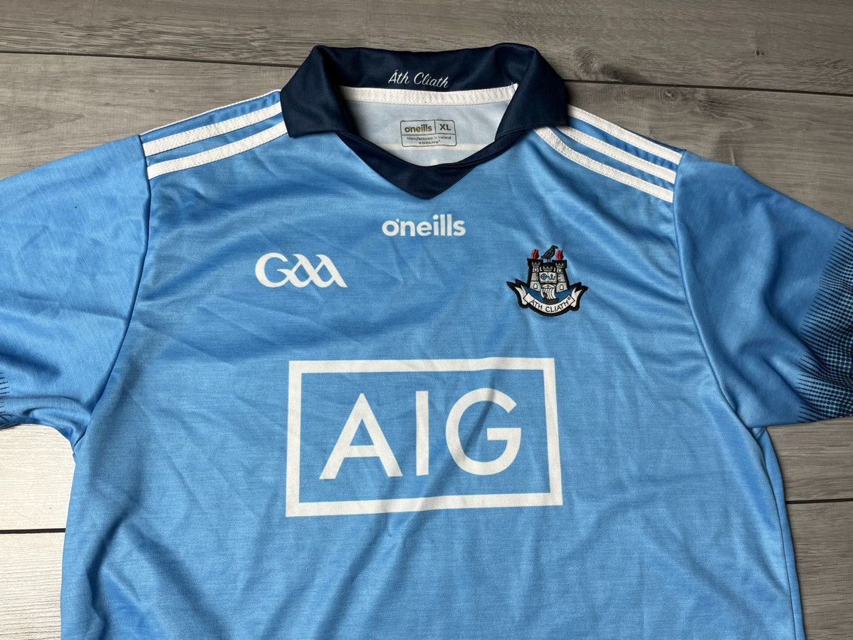 O'Neills Oneills Gaa Ath Cliath Blue Football Soccer Jersey Men Size US XL / EU 56 / 4 - 3 Thumbnail