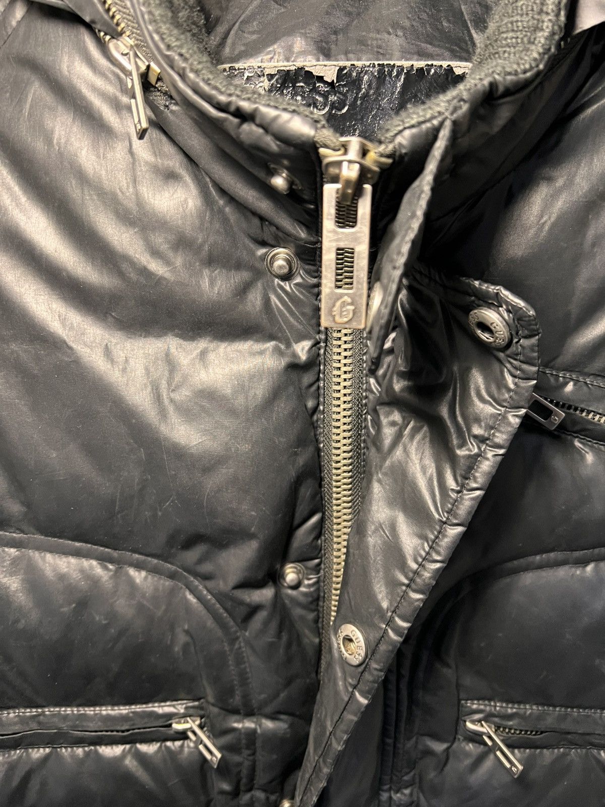 Guess Vintage Guess waterfowl/down puffer vest with hidden hood Size US M / EU 48-50 / 2 - 23 Thumbnail