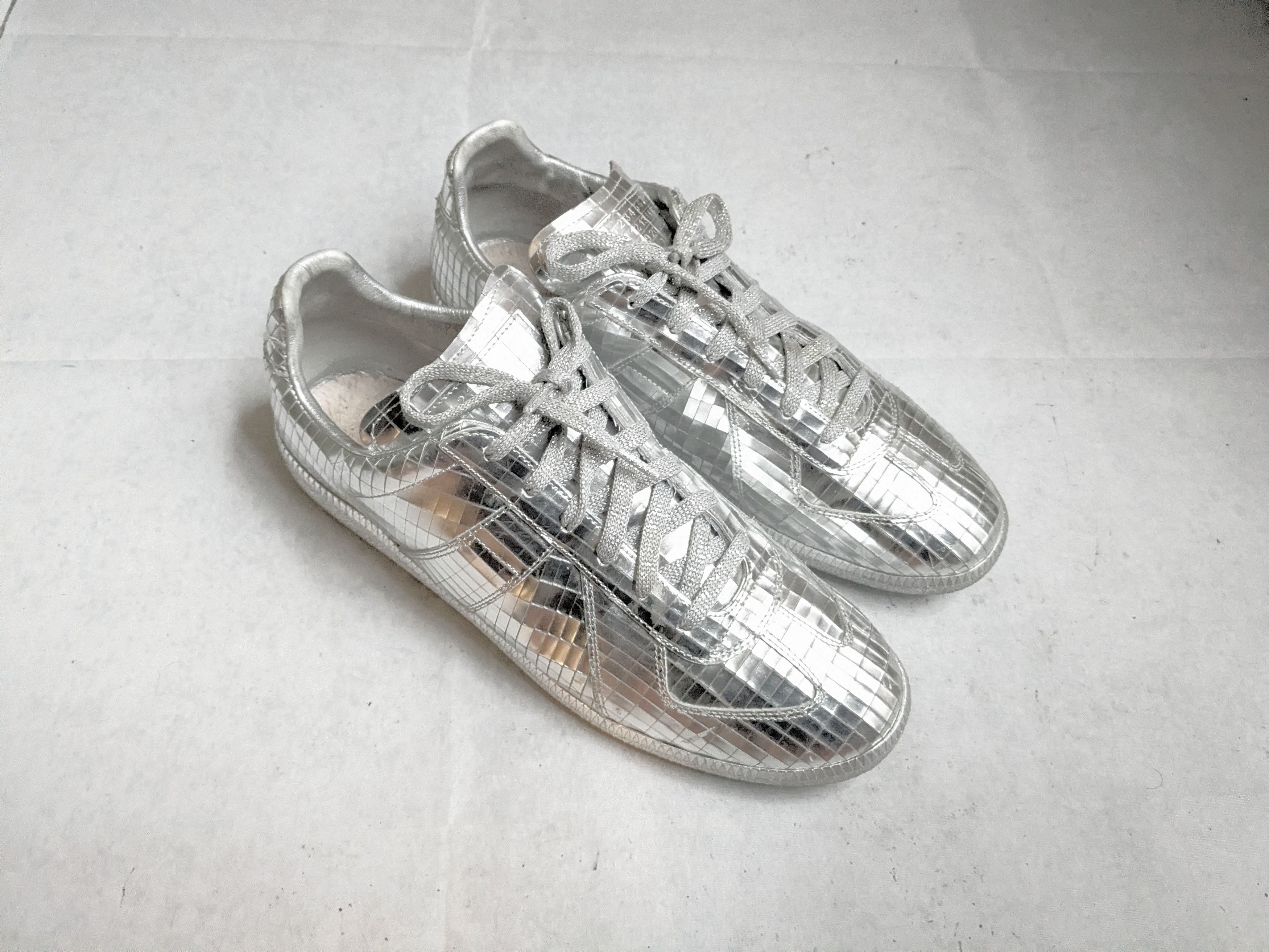 Maison Margiela Maison Margiela Replica GAT Silver 11 44 Low Tops Leather Size US 11 / EU 44 - 4 Thumbnail