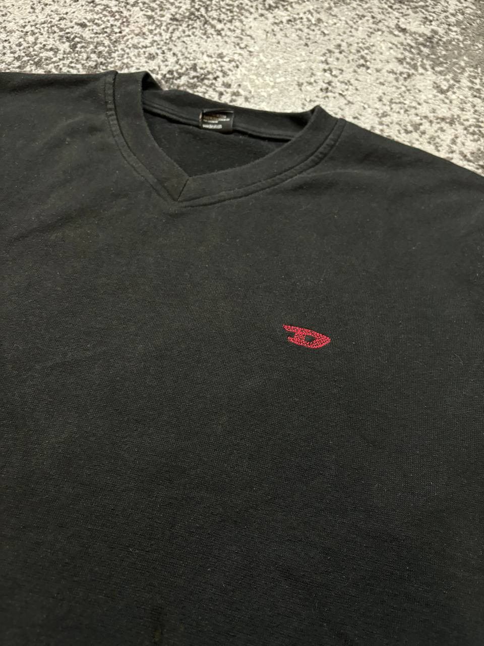 Diesel × Japanese Brand × Vintage Vintage Y2K Diesel Indistry 83 Stripe Embroidered Sweatshirt Size US XL / EU 56 / 4 - 2 Thumbnail