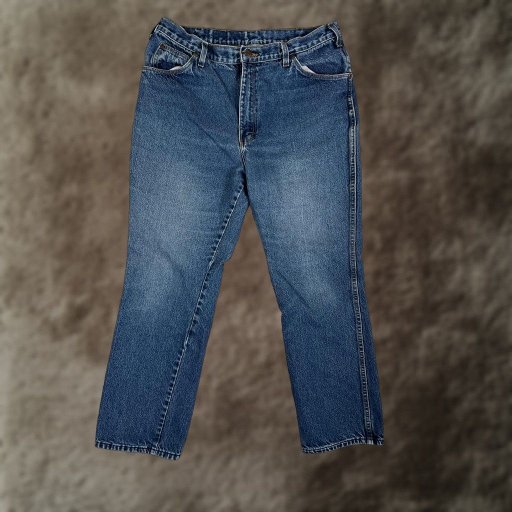 Dickies VINTAGE Dickies Jeans Mens 36x30 Blue Denim Straight Leg Classic Fit Pants Size US 36 / EU 52 - 1 Thumbnail