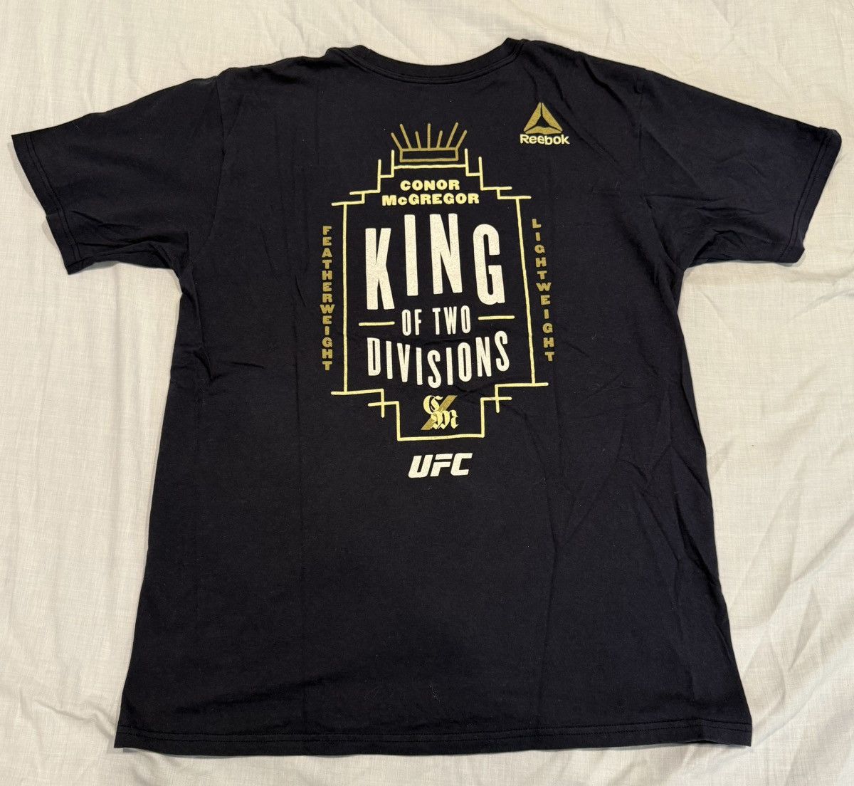 UFC UFC Conor McGregor King of Two Divisions t-shirt Size US L / EU 52-54 / 3 - 3 Thumbnail