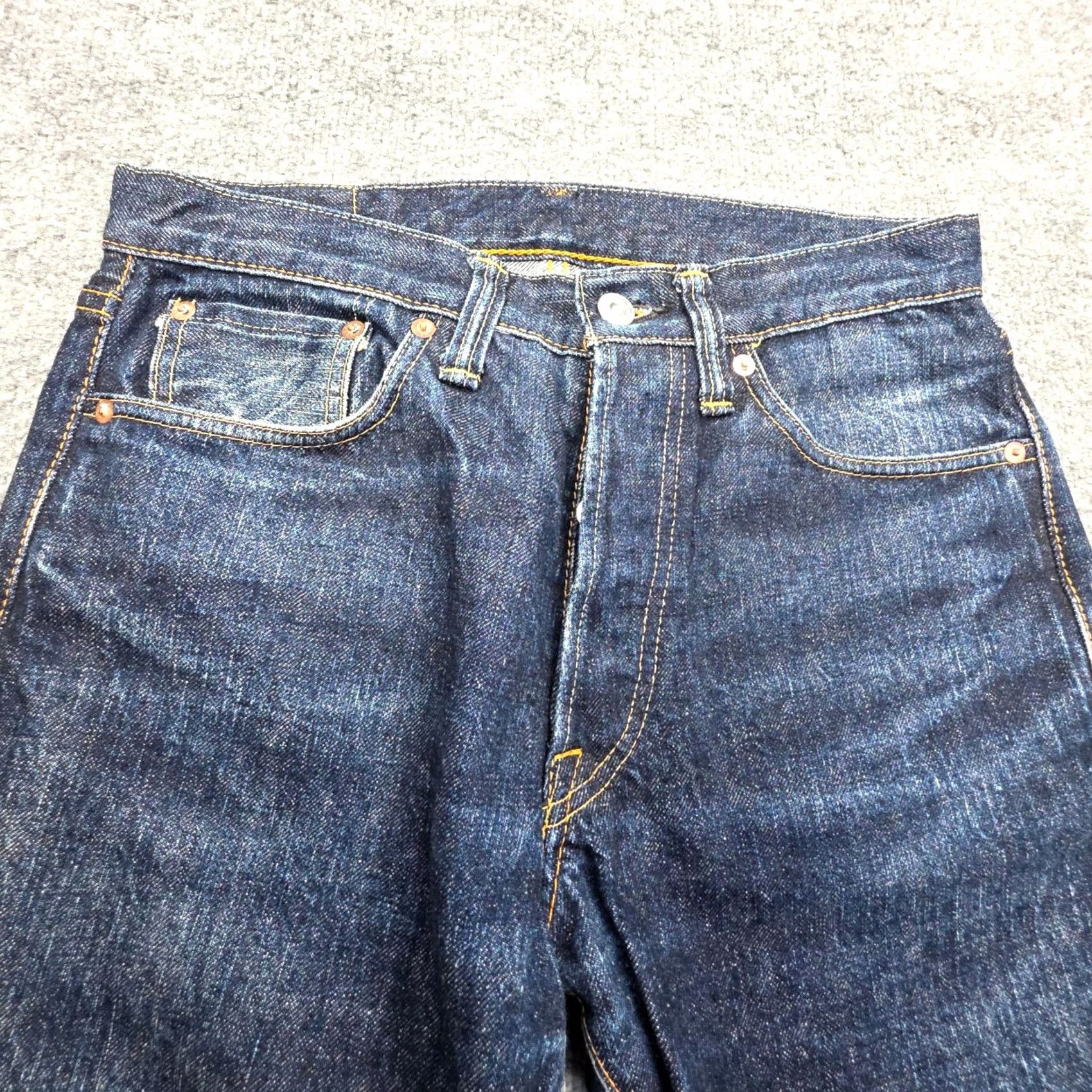 Vintage Samurai Jeans Jeans Regular 28 29 Dark Raw Silk? Size US 28 / EU 44 - 3 Thumbnail