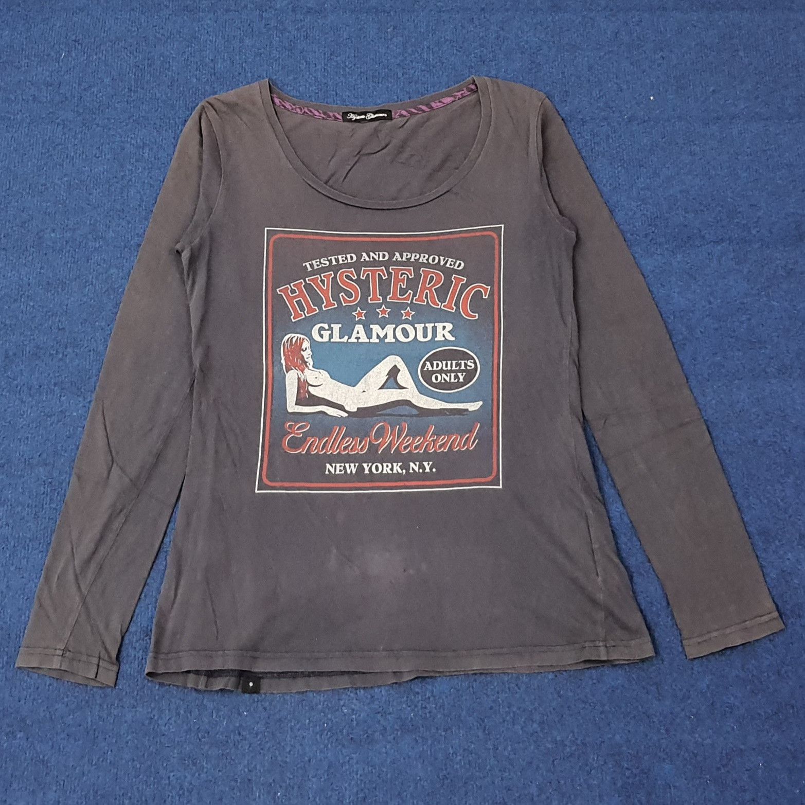 Hysteric Glamour Vintage Hysteric Glamour Japan Long Sleeve Tshirt C223N23 Size S / US 4 / IT 40 - 1 Thumbnail