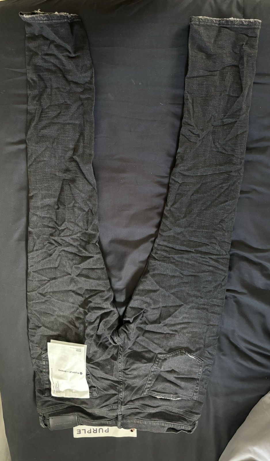 Purple Brand P001 Black Overspray Size US 30 / EU 46 - 2 Thumbnail