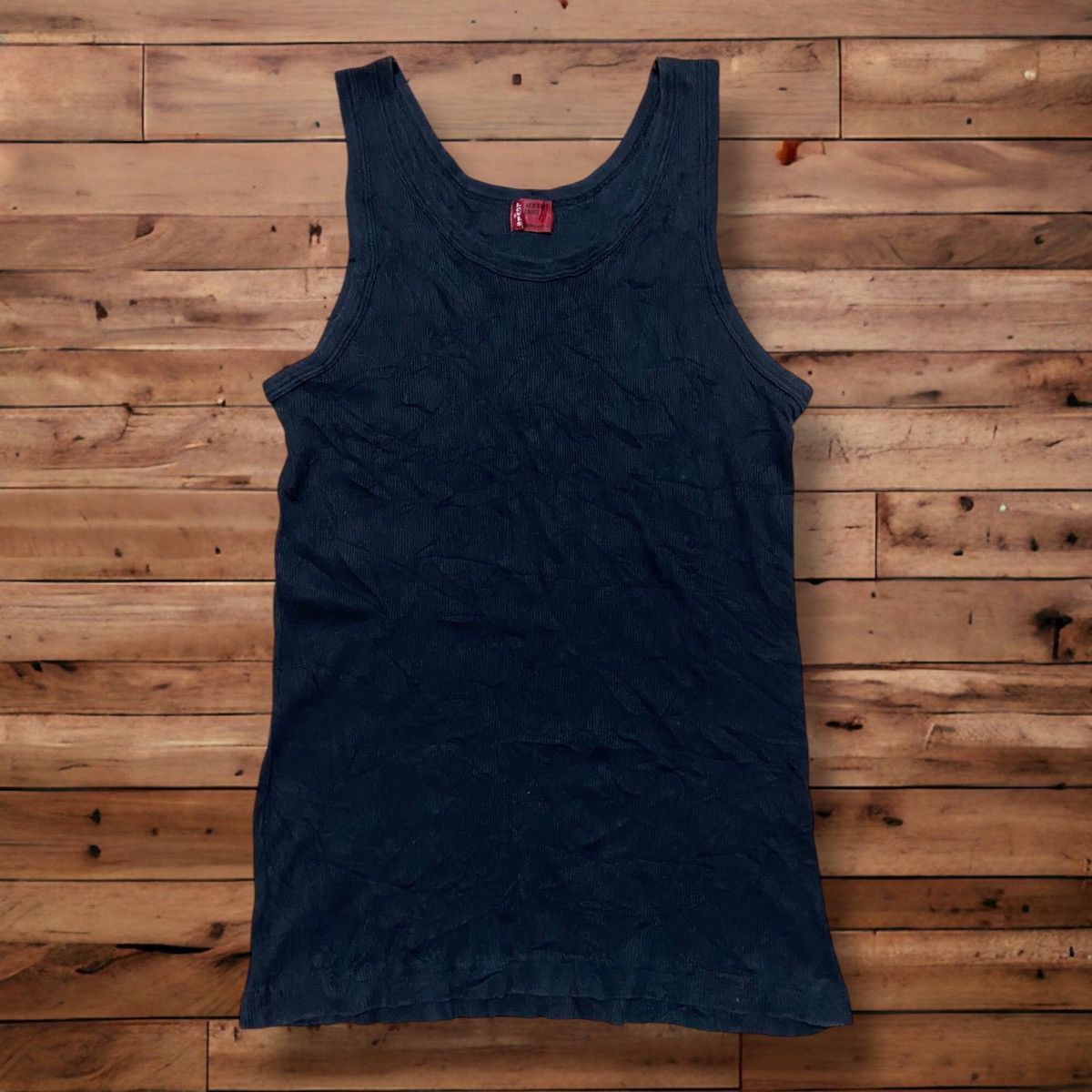 Japanese Brand × Levi's × Levi's Vintage Clothing 🗑️Thrashed🗑️ Vintage Levi’s Red Tab Tank Top Sleeveless Size US M / EU 48-50 / 2 - 1 Thumbnail