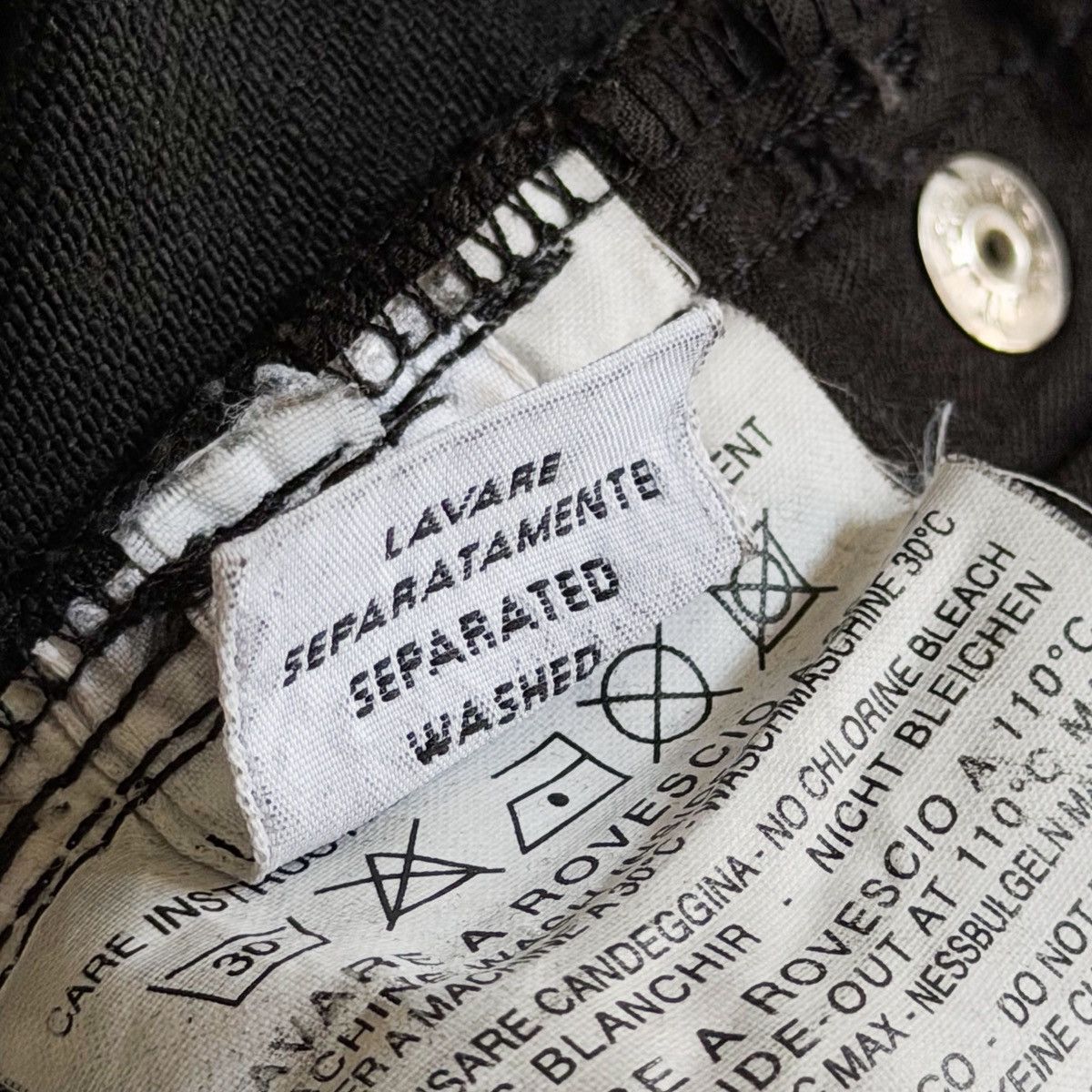 Raf Simons RAF By Raf Simons Thrashed Waxed Denim Size US 34 / EU 50 - 11 Thumbnail
