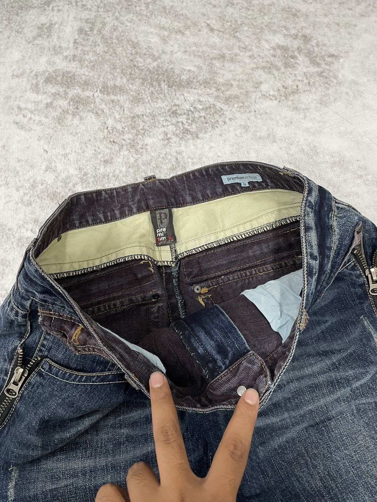 Hysteric Glamour × If Six Was Nine × Le Grande Bleu (L.G.B.) 2000s premium japan Seditionaries flared denim y2k style Size US 34 / EU 50 - 5 Thumbnail