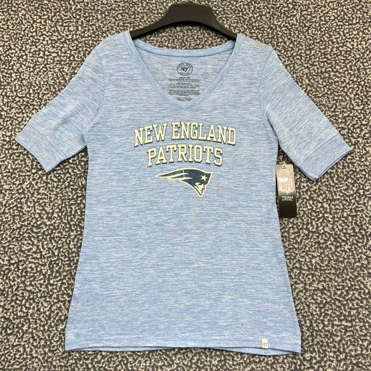 47 New England Patriots Shirt Women 47 Brand NFL Short Sleeve M Size M / US 6-8 / IT 42-44 - 1 Thumbnail