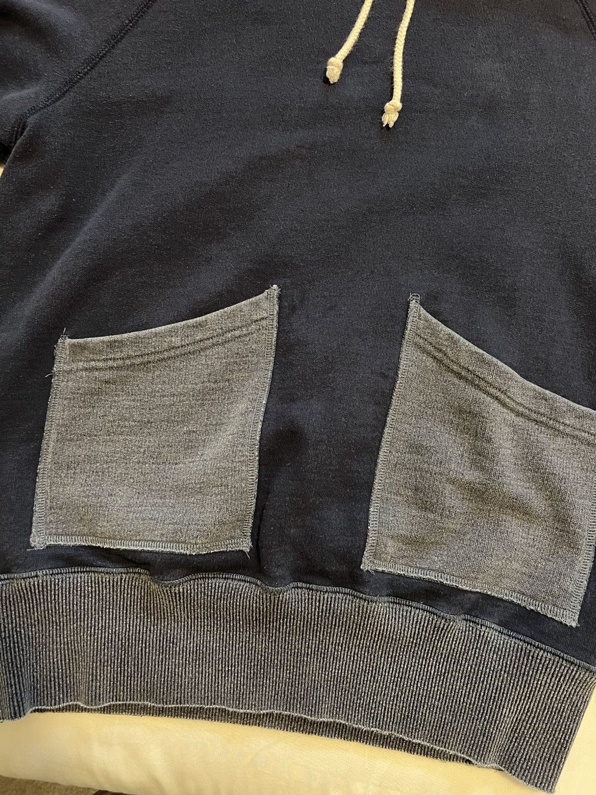 Aime Leon Dore ALD Two-tone Patch Pocket Indigo Hoodie Size US S / EU 44-46 / 1 - 2 Thumbnail
