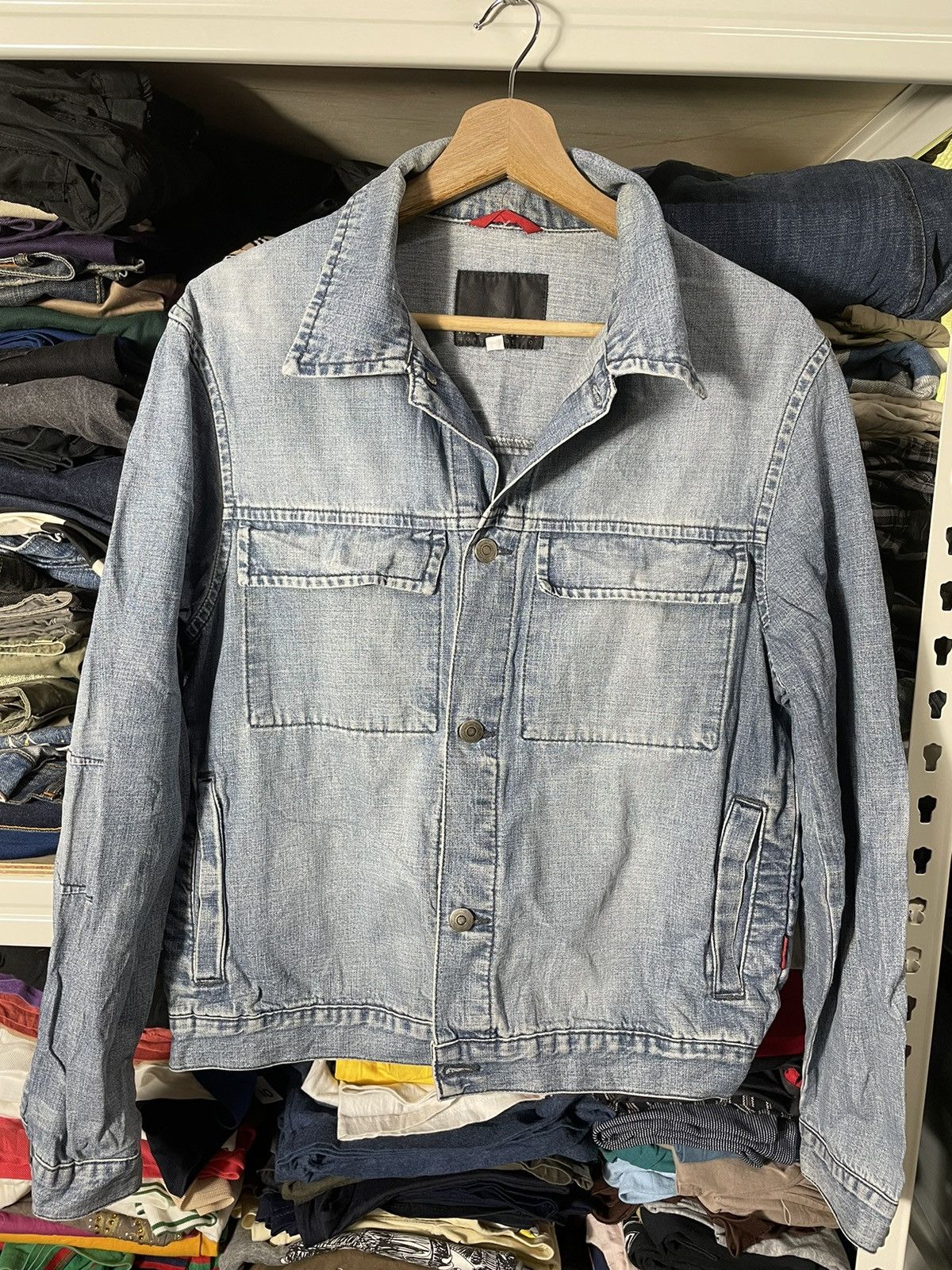 Morgan Homme Vintage Morgan Homme Denim Jackets Size US M / EU 48-50 / 2 - 2 Thumbnail