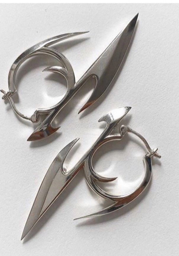Jewelry Shiny Sleek Earrings Size ONE SIZE - 1 Thumbnail