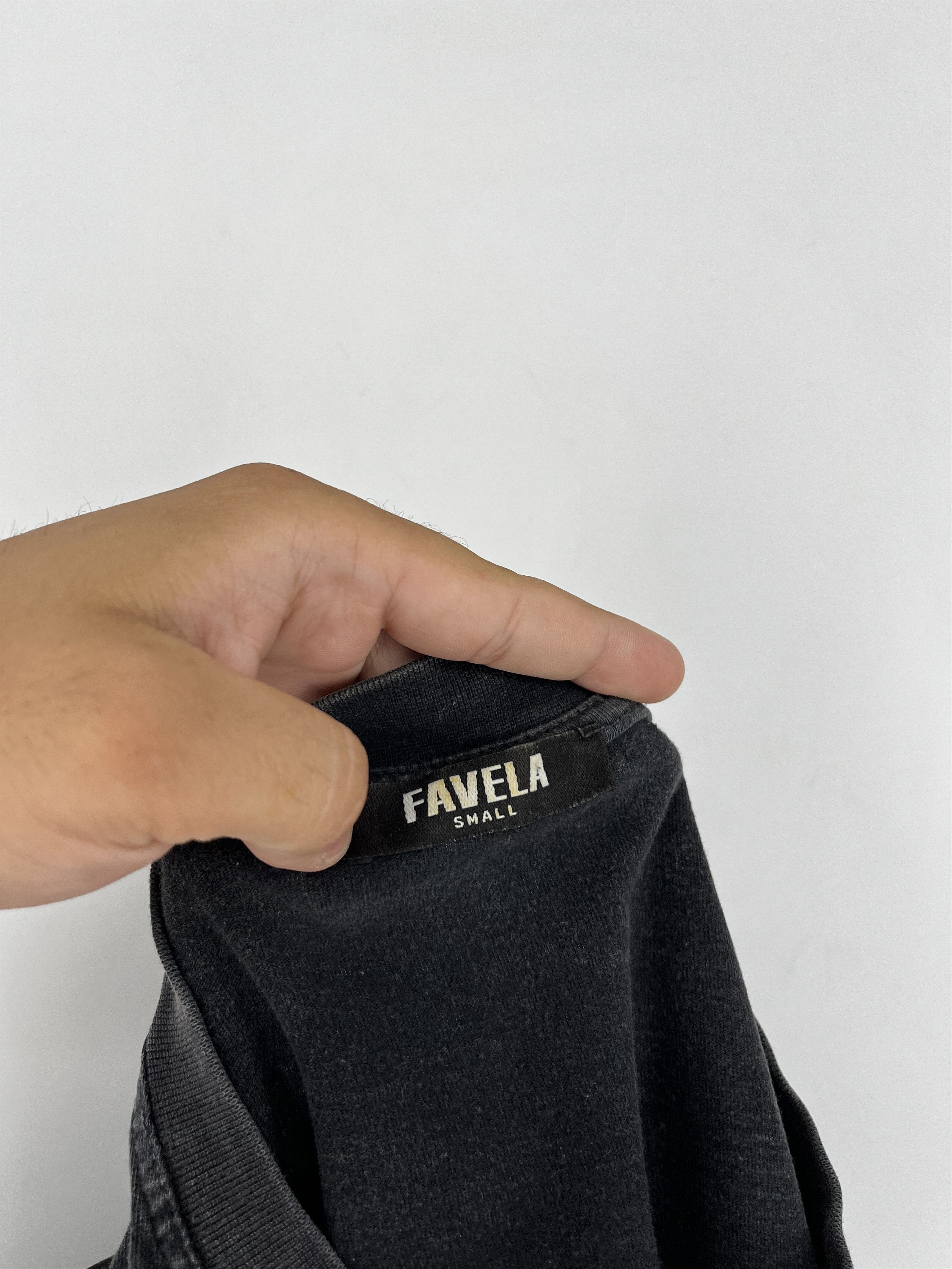 FAVELA FAVELA Vintage Wolf Tee “Wild Heart” Washed Black S Size US S / EU 44-46 / 1 - 11 Thumbnail