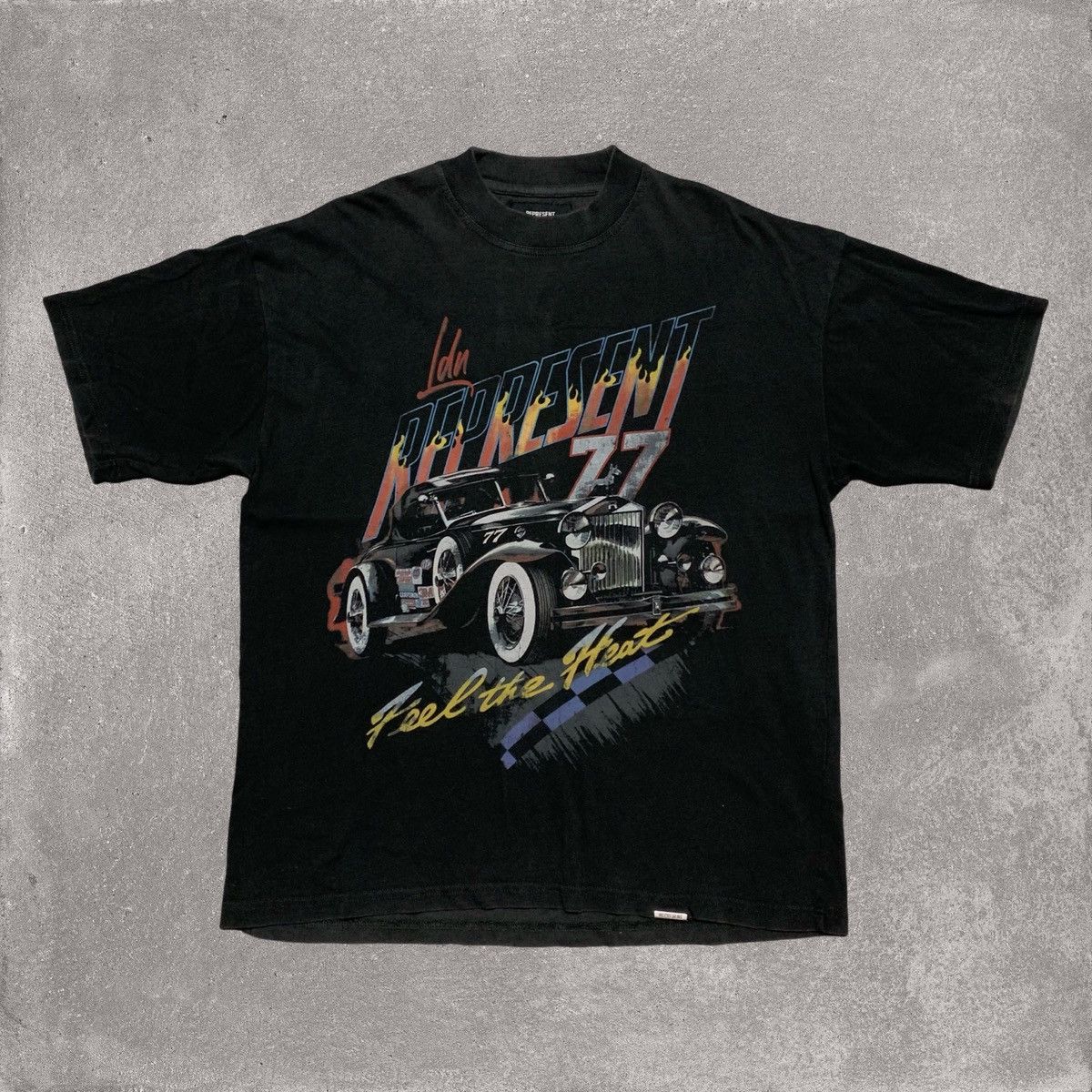Represent Clo. Represent XS Feel The Heat Vintage Black Tee Size US XS / EU 42 / 0 - 1 Thumbnail