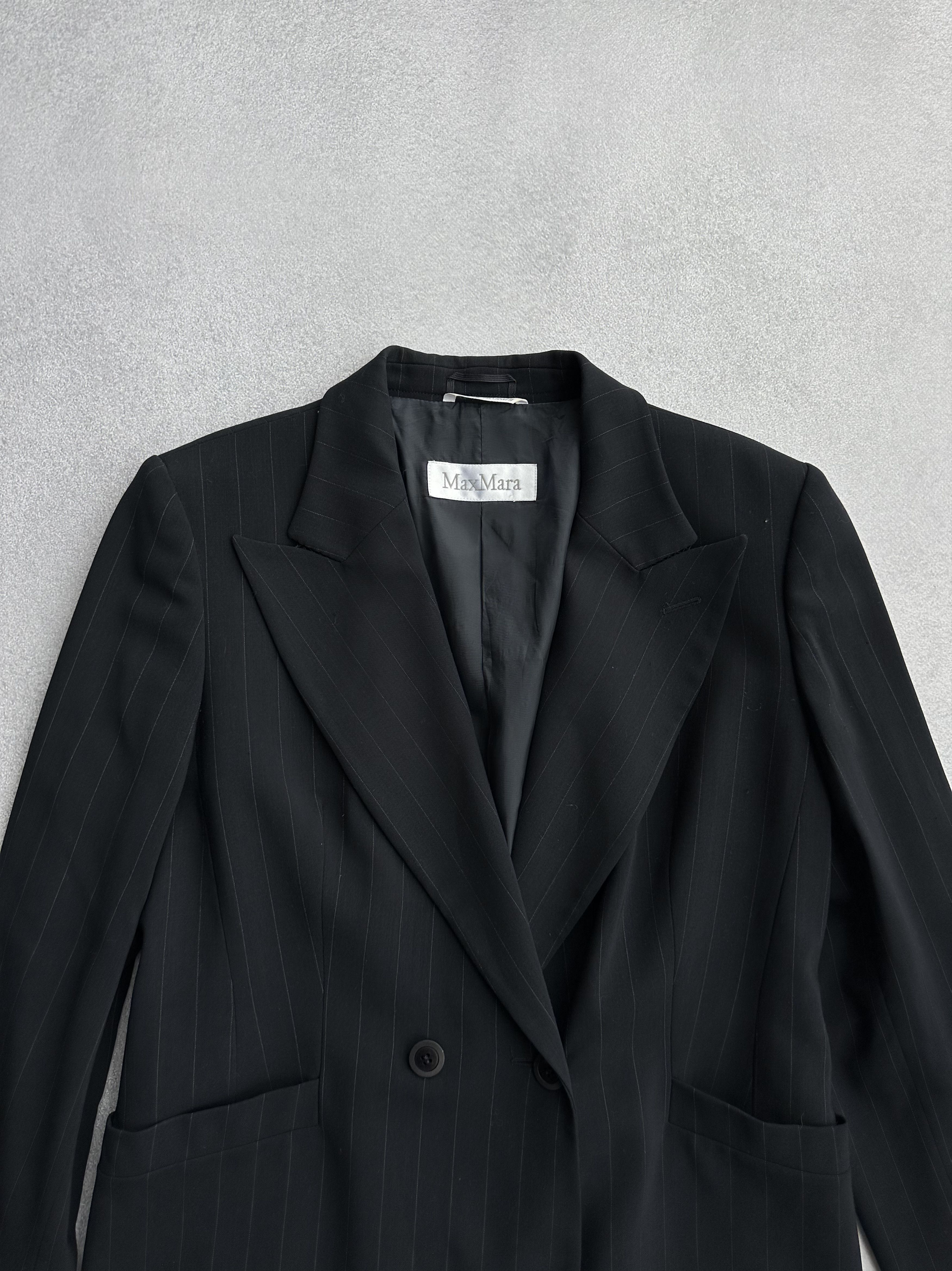 Max Mara × Vintage Vintage Max Mara One Button Virgine Wool Woman Blazer Size L / US 10 / IT 46 - 2 Thumbnail