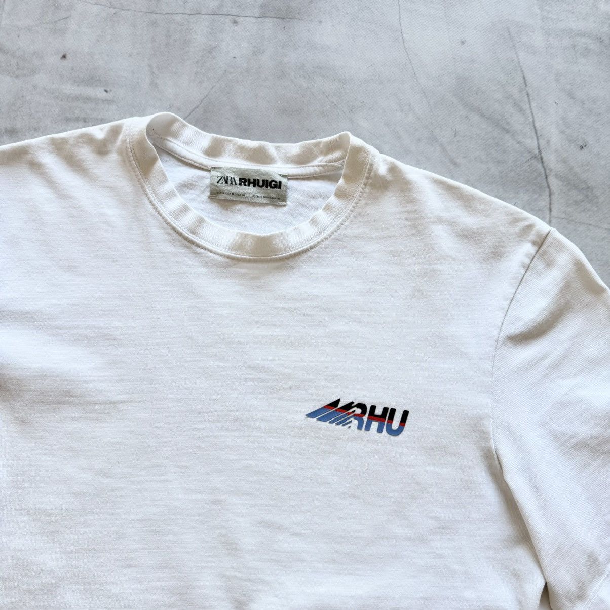 Rhude × Zara Rhude x Zara Rhuigi Small Logo T-Shirt Tee Shirt japan Size US S / EU 44-46 / 1 - 2 Thumbnail