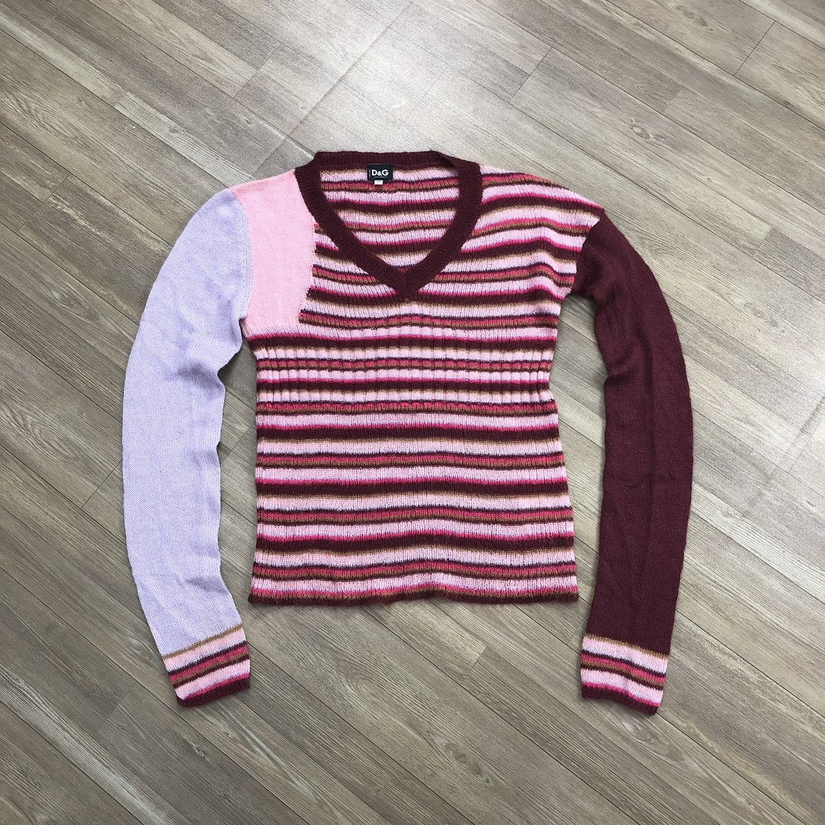 Dolce & Gabbana 1990s Dolce & Gabbana Multicolor Wool Sweatshirt Designer Size US M / EU 48-50 / 2 - 1 Thumbnail