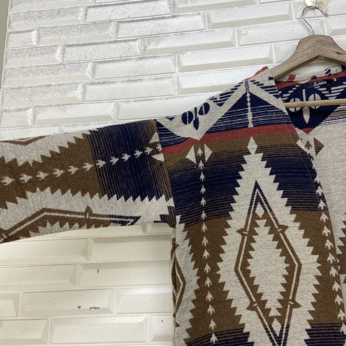 Japanese Brand Japanese Brand Native Fleece Buttonless Long Cardigan Size M / US 6-8 / IT 42-44 - 12 Thumbnail