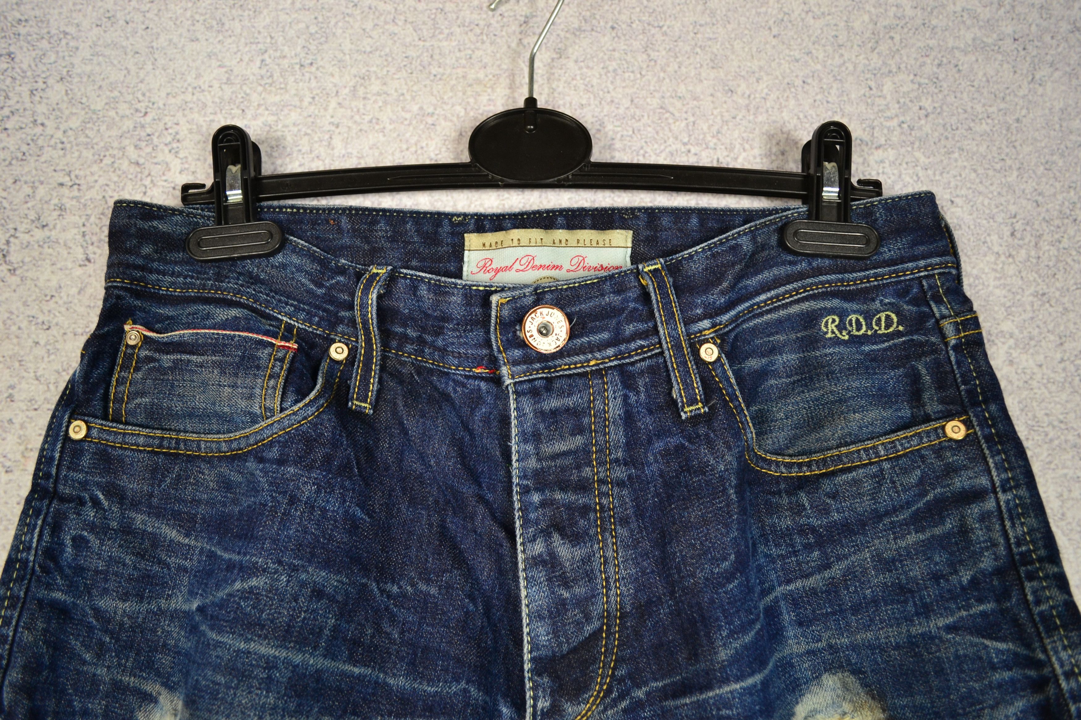 Jack & Jones RDD Royal Denim Division Distressed Selvedge Denim Size US 32 / EU 48 - 10 Thumbnail