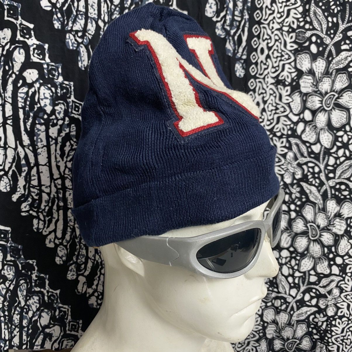 Japanese Brand × Vintage 2000s y2k N towel logo by discs gaudere Japan beanie hats Size ONE SIZE - 5 Thumbnail