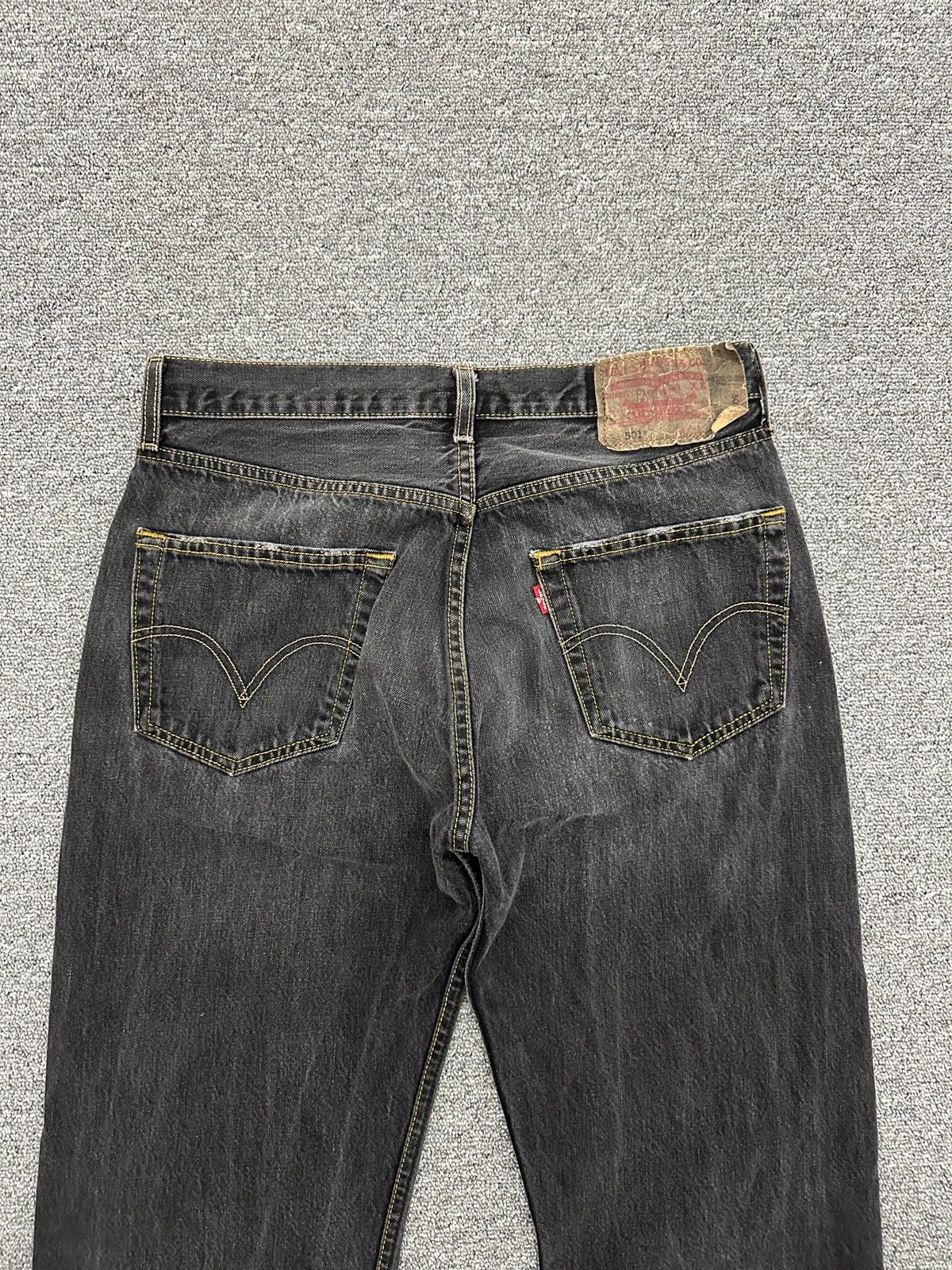 Vintage Vintage 501 Levi’s Faded Black Denim Pants Size US 32 / EU 48 - 6 Thumbnail