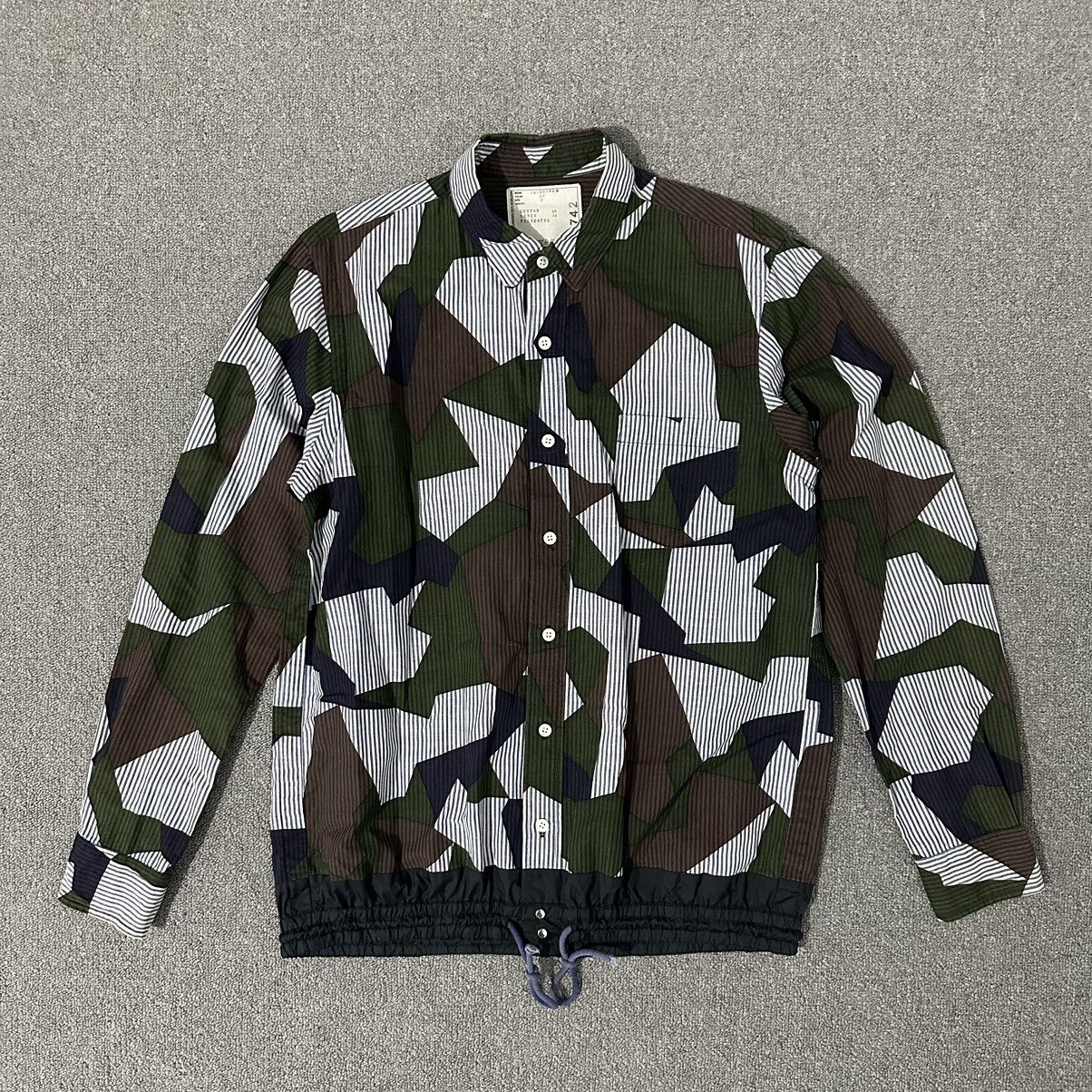 Sacai Sacai - Longsleeve Shirt with Drawstring Size US M / EU 48-50 / 2 - 1 Thumbnail