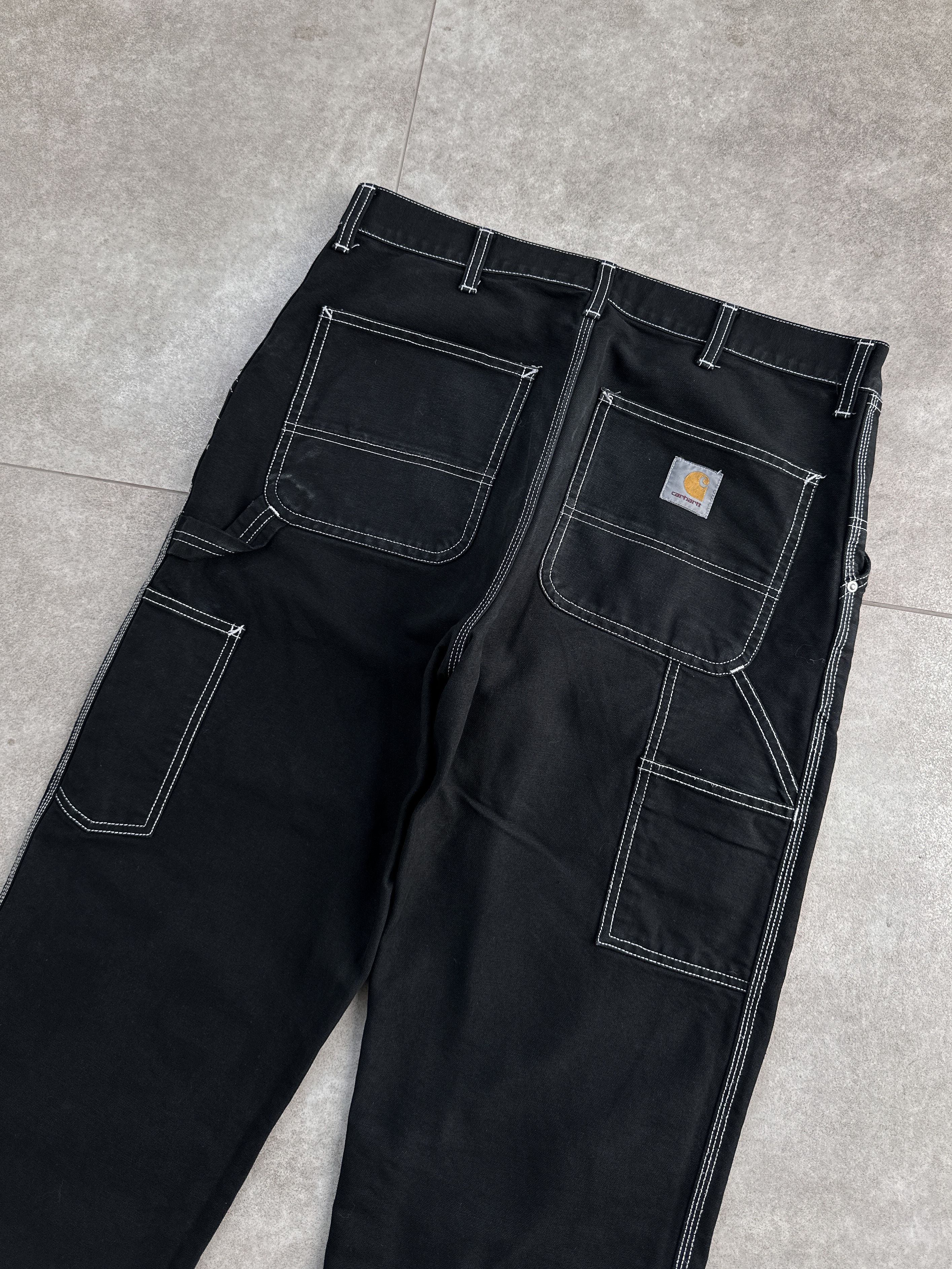 Carhartt Carhartt Single Knee Black Jeans Pants Size US 32 / EU 48 - 2 Thumbnail