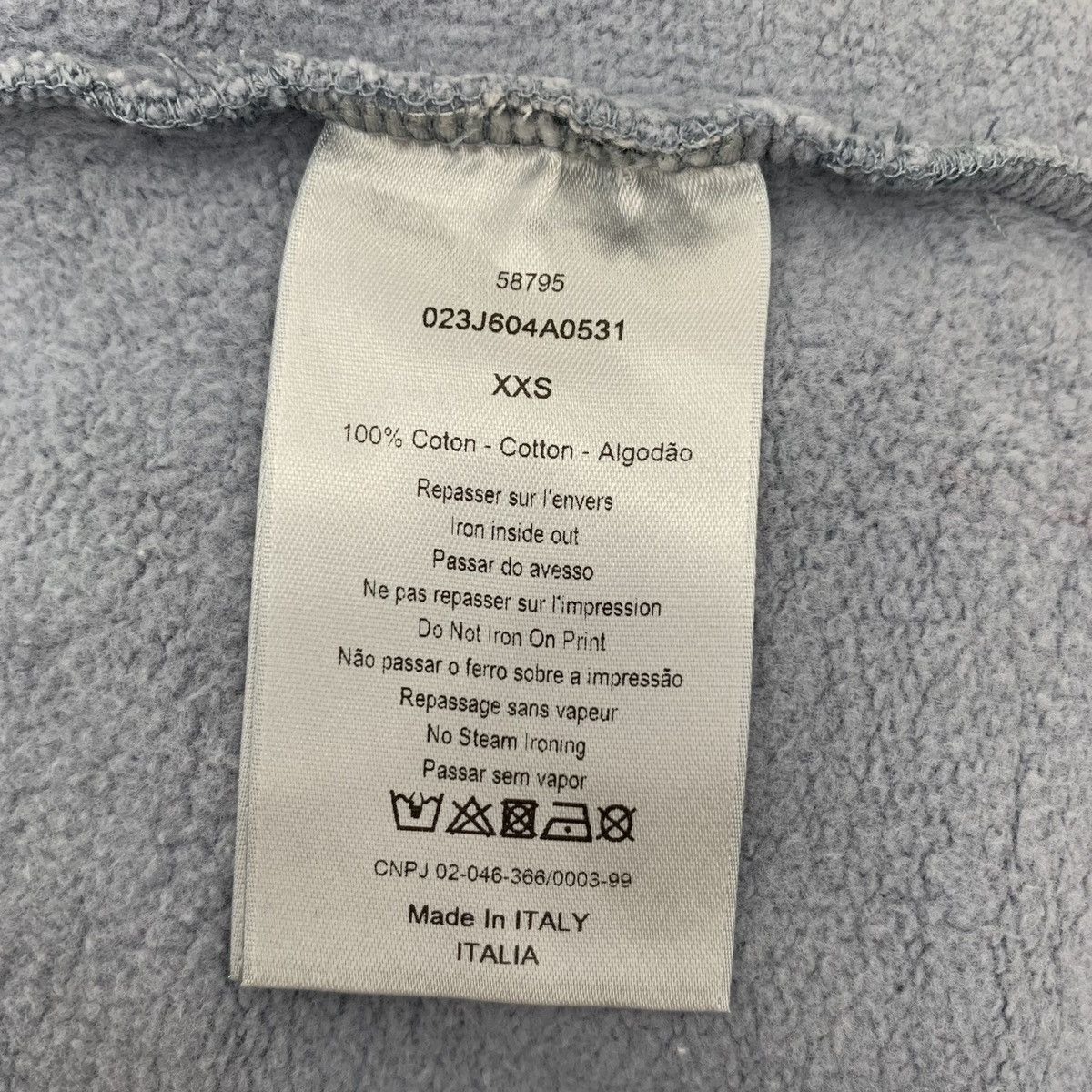Dior Dior x Daniel Arsham Blue Logo Printed Sweatshirt K26WX Size US XXS / EU 40 - 7 Thumbnail