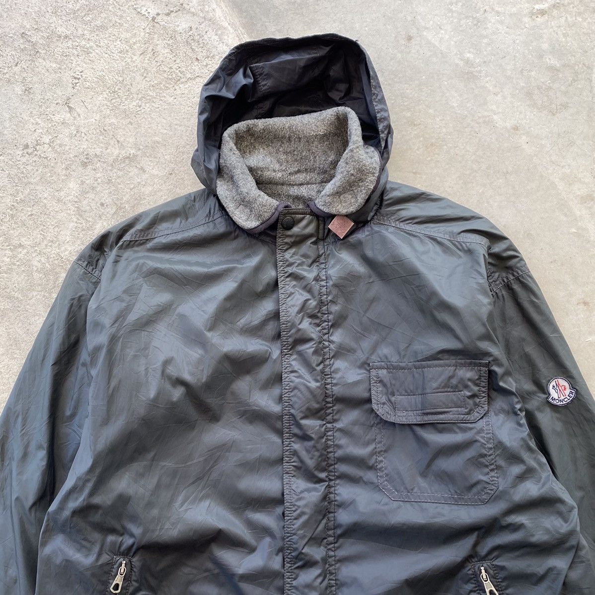 Moncler MONCLER Vintage Reversible Hidden Hoodie Jacket Size US S / EU 44-46 / 1 - 5 Thumbnail