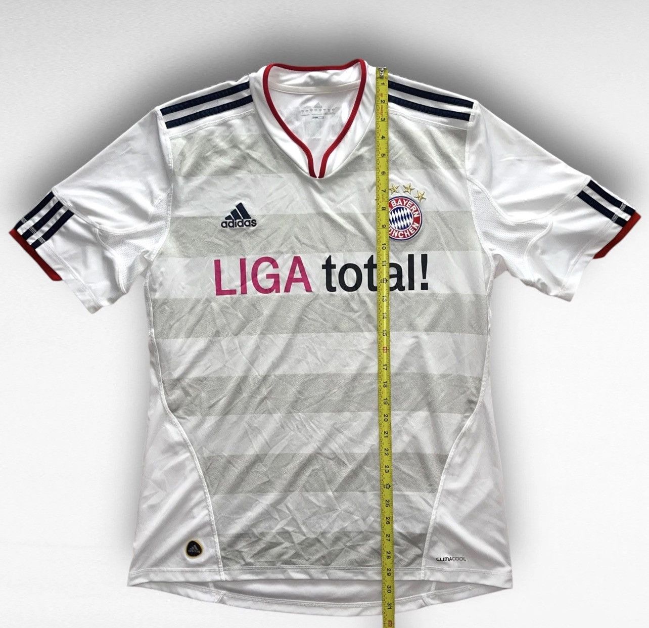 Adidas Adidas FC BAYERN MUNICH GERMANY 2010/2012 Soccer JERSEY Sz L Size US L / EU 52-54 / 3 - 12 Thumbnail
