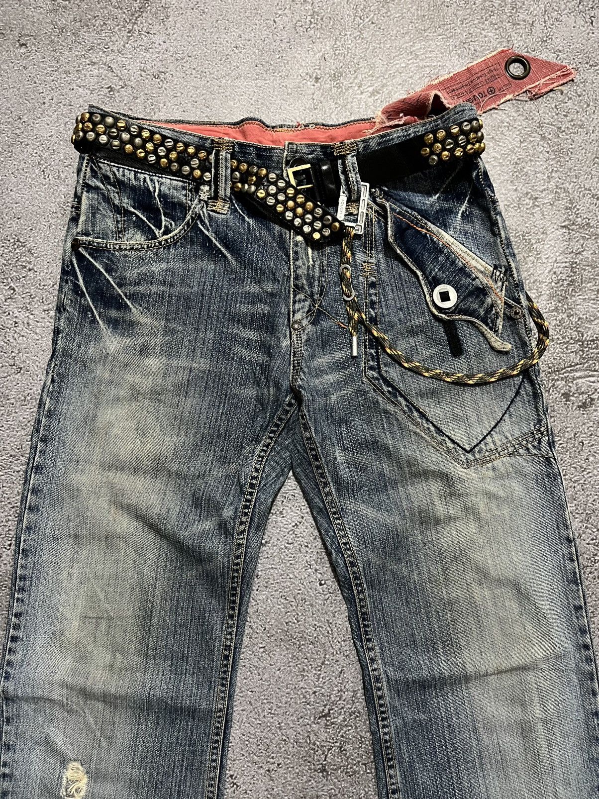 Zadig & Voltaire Vintage Zadig & Voltaire Leather Belt Punk Style ZV Belt Size ONE SIZE - 7 Thumbnail