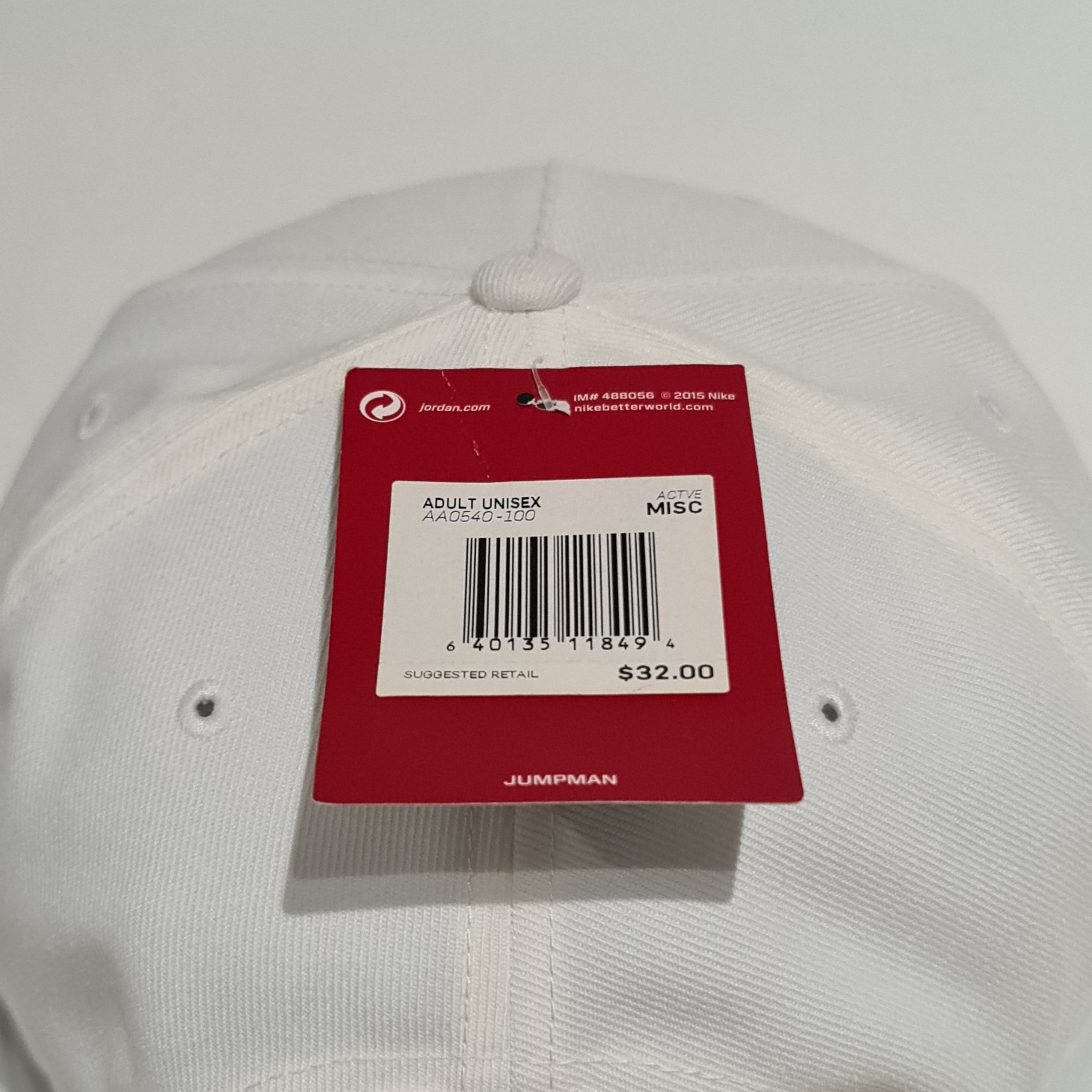 Jordan Brand Jordan Cap Snapback 'RE2PECT' White Size ONE SIZE - 9 Thumbnail
