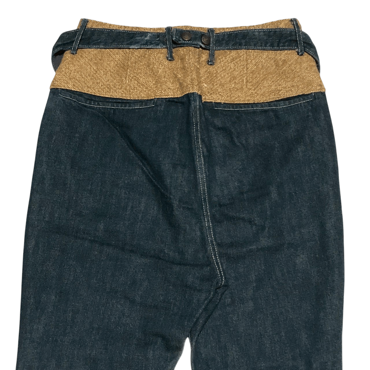 Kapital Kapital Clown Denim Wool-Back High Rise Pants Size US 29 - 10 Thumbnail