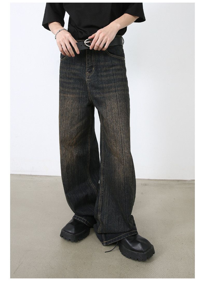 Japanese Brand × Jean American style distressed washed street vintage jeans Size US 32 / EU 48 - 2 Thumbnail