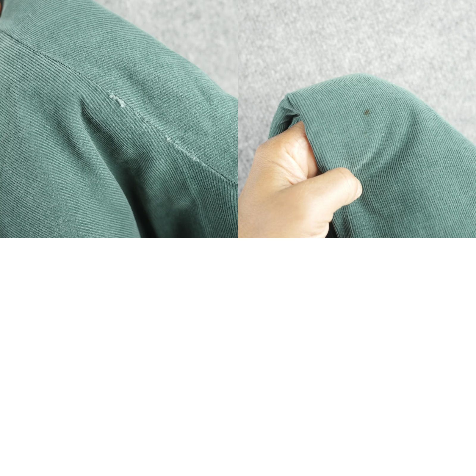 Greats Great Plains Clothing Company Jacket Mens Large Green Corduroy Quilted Lined Size US L / EU 52-54 / 3 - 9 Thumbnail