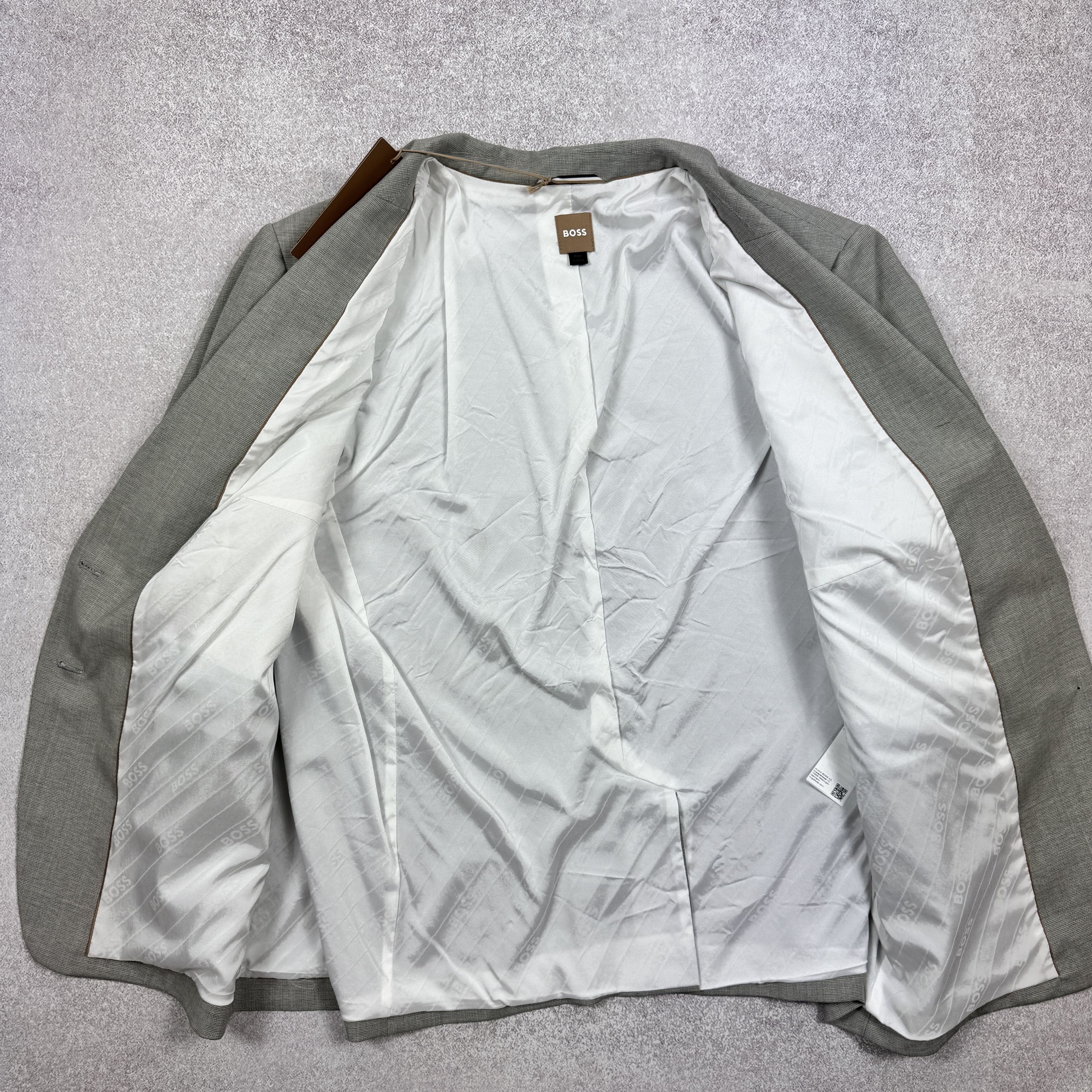 Hugo Boss Hugo Boss Jasewa Virgin Wool Blend Gray Blazer Size 50 / 18 Size XXL / US 16-18 / IT 52-54 - 7 Thumbnail