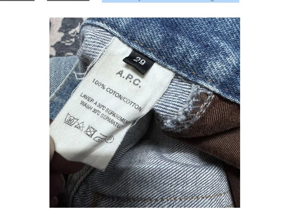 A.P.C. A.P.C. X Kanye west Selvedge Light wash (insane fade) 2013 ) Size US 29 - 6 Thumbnail