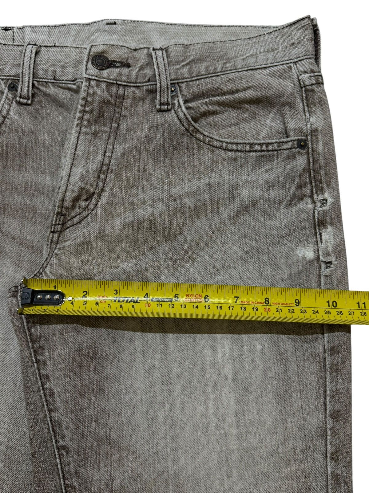 semanticdesign Vintage Japanese Brand Light Faded Wash Style Loose Jeans Size US 31 - 13 Thumbnail