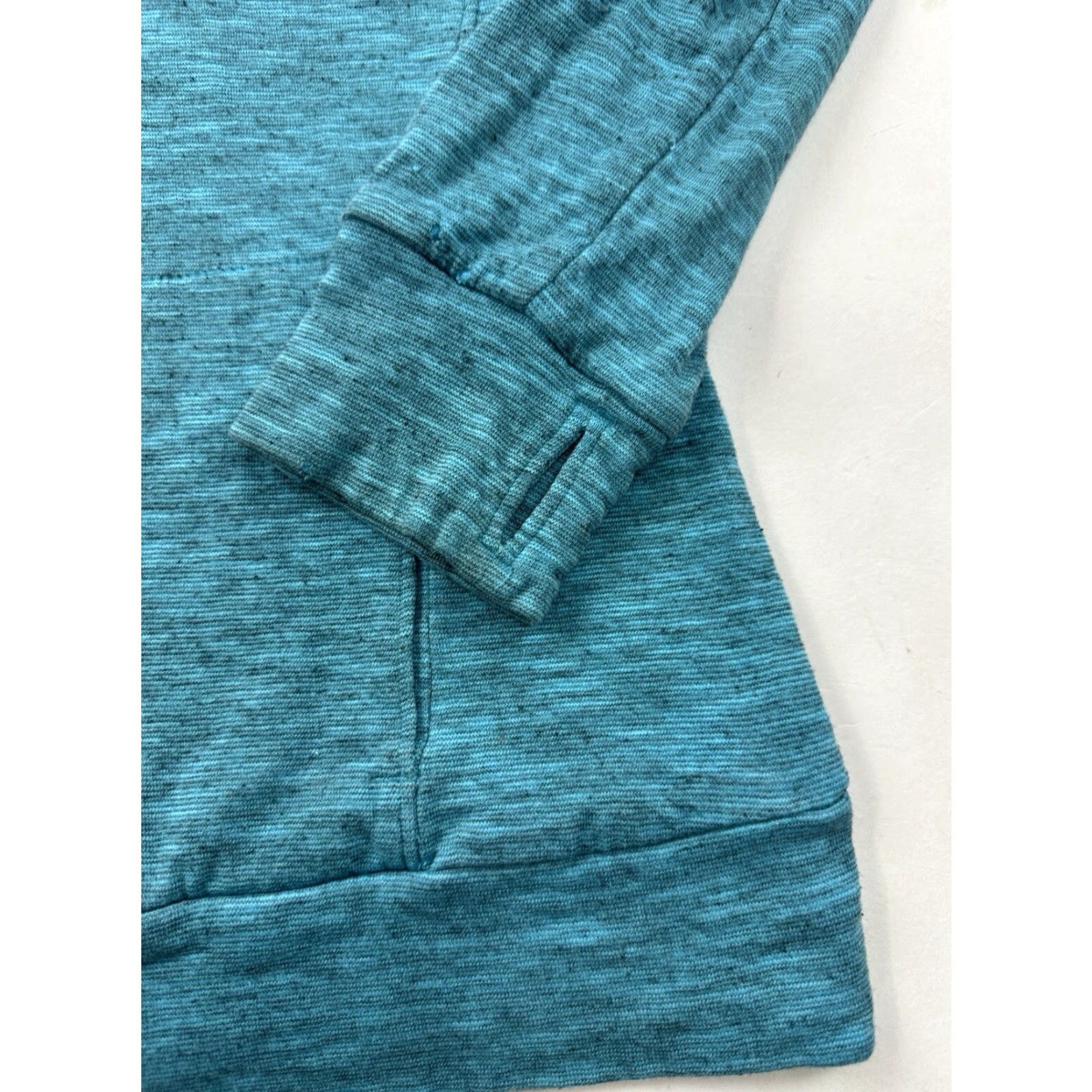 Vintage Lucy Hoodie Sweatshirt Womens XS Green 1/2 Zip Pullover Thumb Holes Hoodie Pullover 1/2 Zip Green Womens XS Thumb Holes Lucy Hoodie Sweatshirt Size XS / US 0-2 / IT 36-38 - 2 Thumbnail