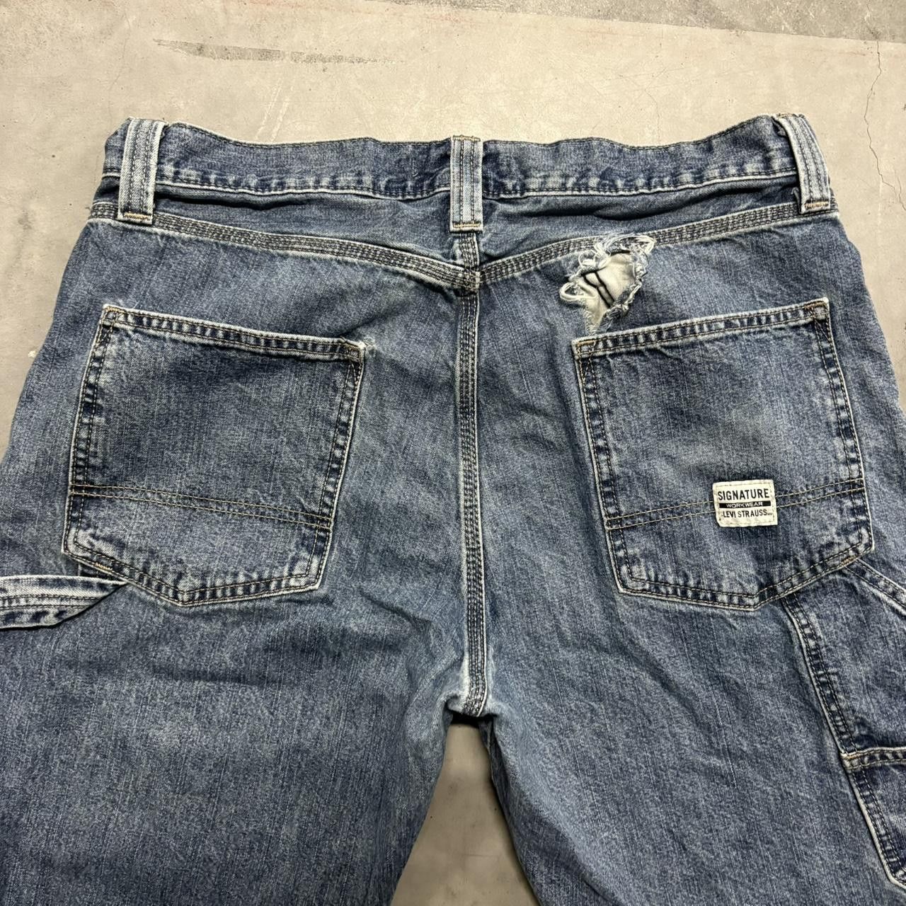 Levi's Crazy Vintage Y2K/2000s Baggy Levis Carpenter Streetwear Style Medium Wash Denim Jeans! Size US 34 / EU 50 - 5 Thumbnail