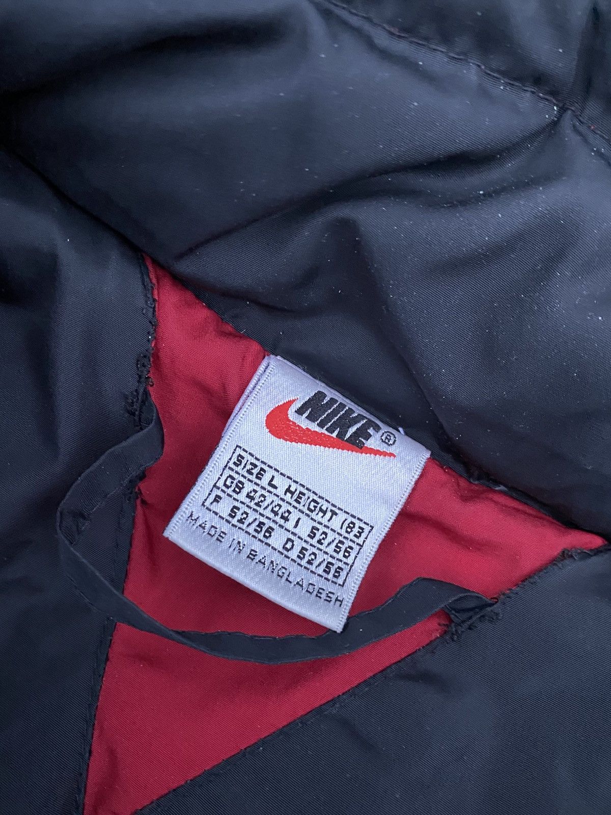 Nike × Vintage Very Rare 90s Nike Vintage Nylon Puffer Jakcet Size US L / EU 52-54 / 3 - 8 Thumbnail