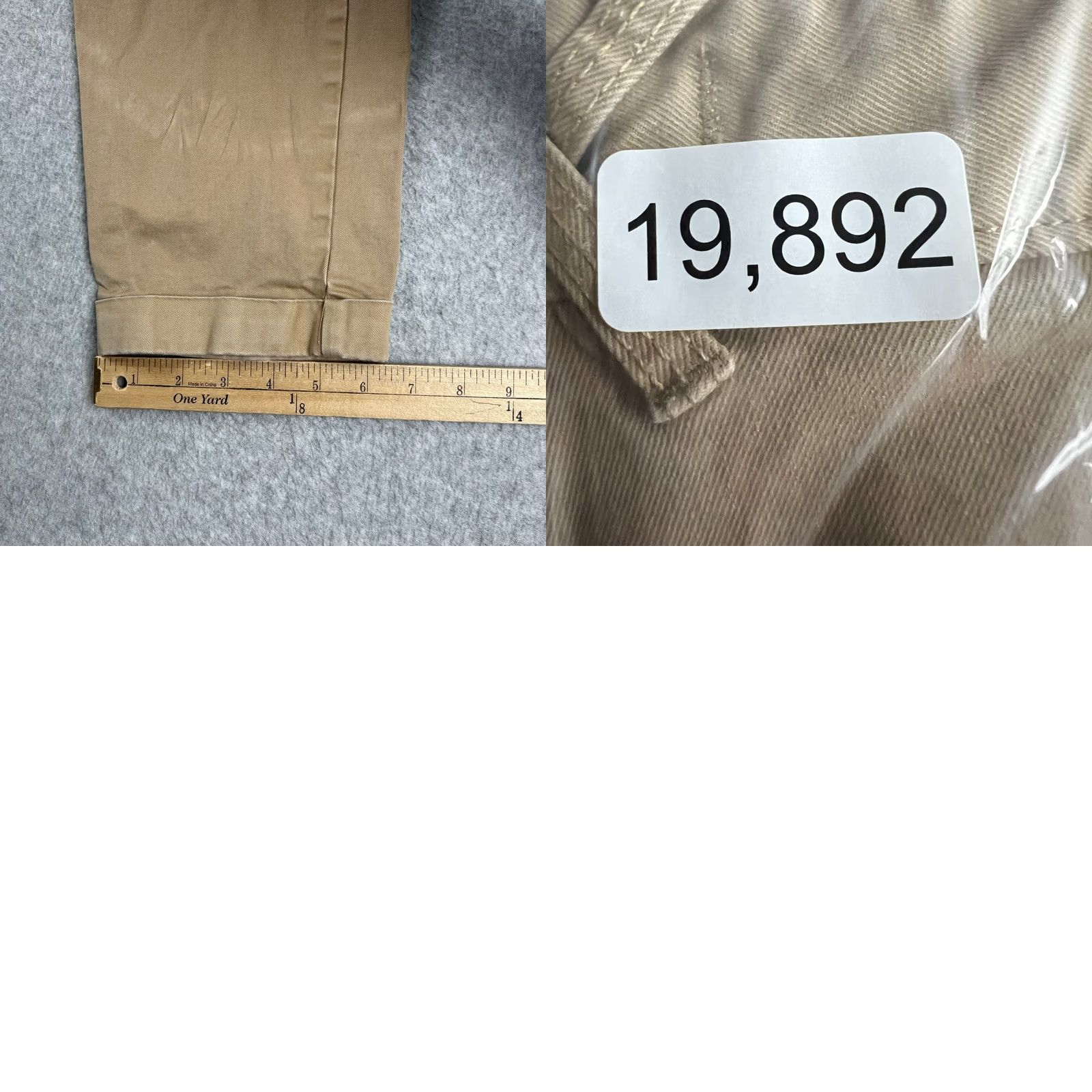 Alex Mill Alex Mill Pants Pleated Chino Cuffed Stretch 30x28 Mens Beige Cotton Size US 30 / EU 46 - 8 Thumbnail