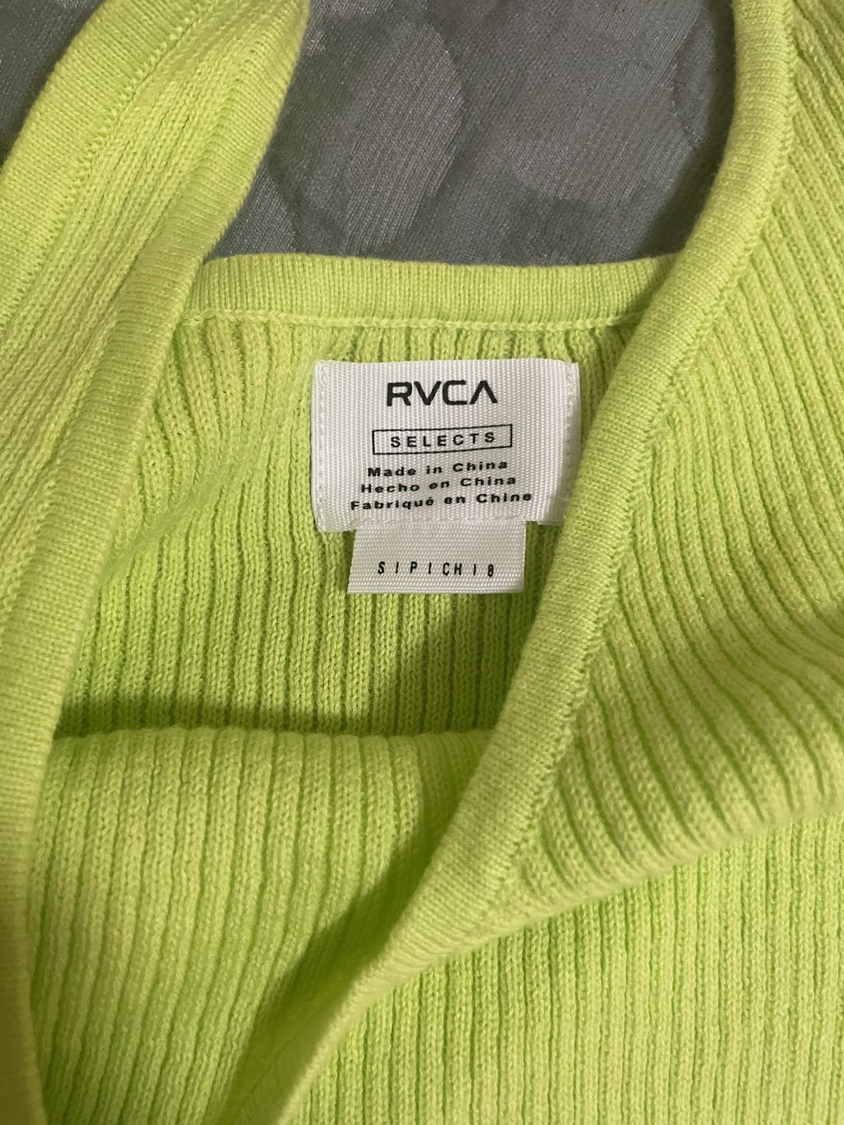 RVCA RVCA neon green Tanktop Size S / US 4 / IT 40 - 2 Thumbnail