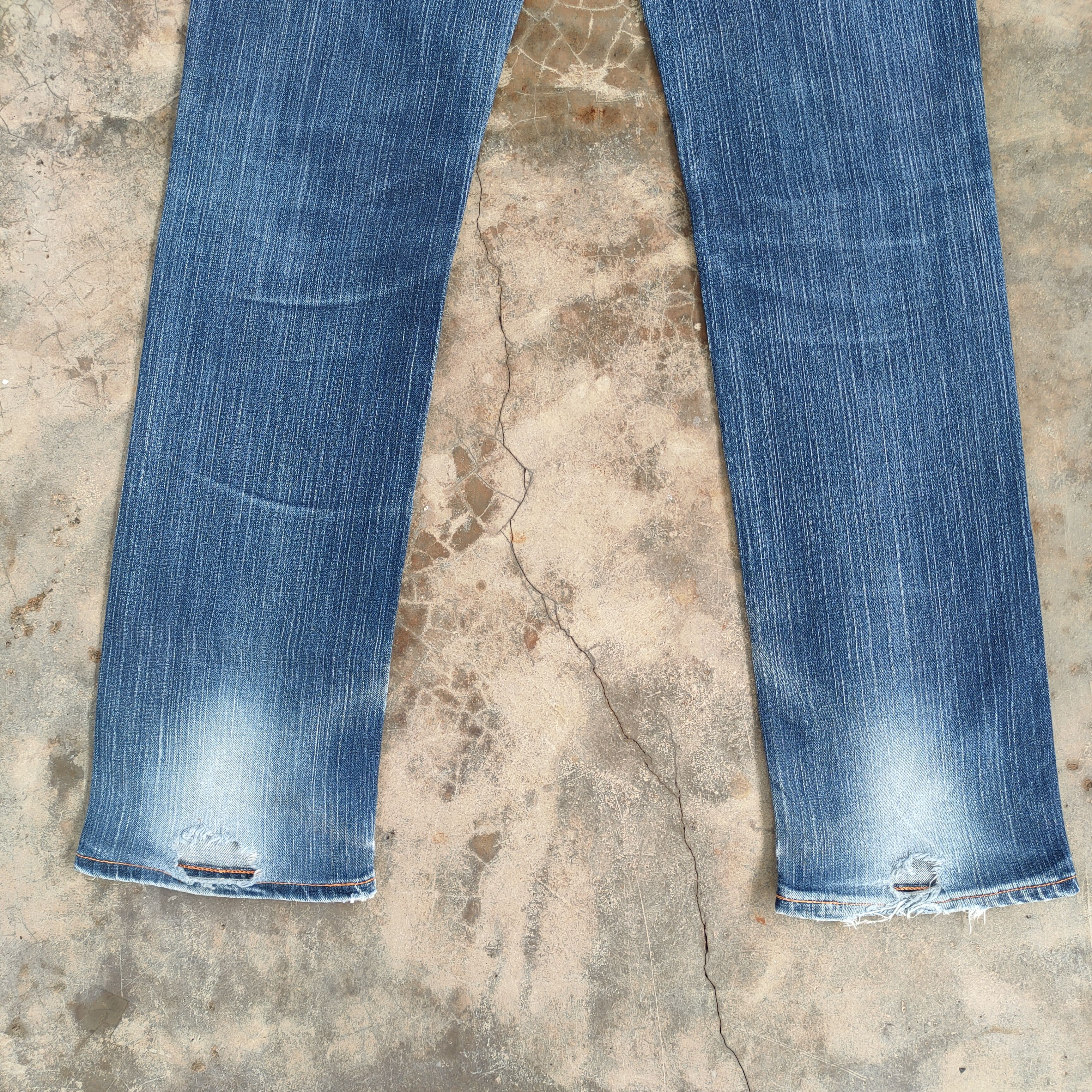 Edwin Vintage Edwin 503 Faded ripped denim jeans pants Size US 33 - 11 Thumbnail