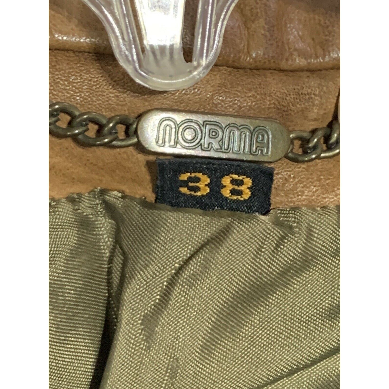 Vintage Norma Modell Vintage leather jacket 1980 Bomber Tapered Size M / US 6-8 / IT 42-44 - 10 Thumbnail