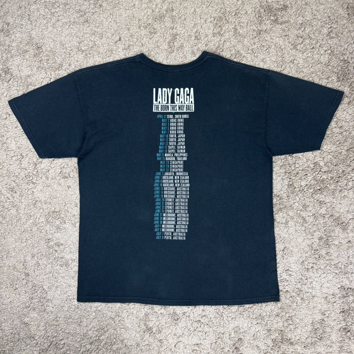 Band Tees LADY GAGA The Born This Way Ball T-shirt Size US XL / EU 56 / 4 - 2 Thumbnail